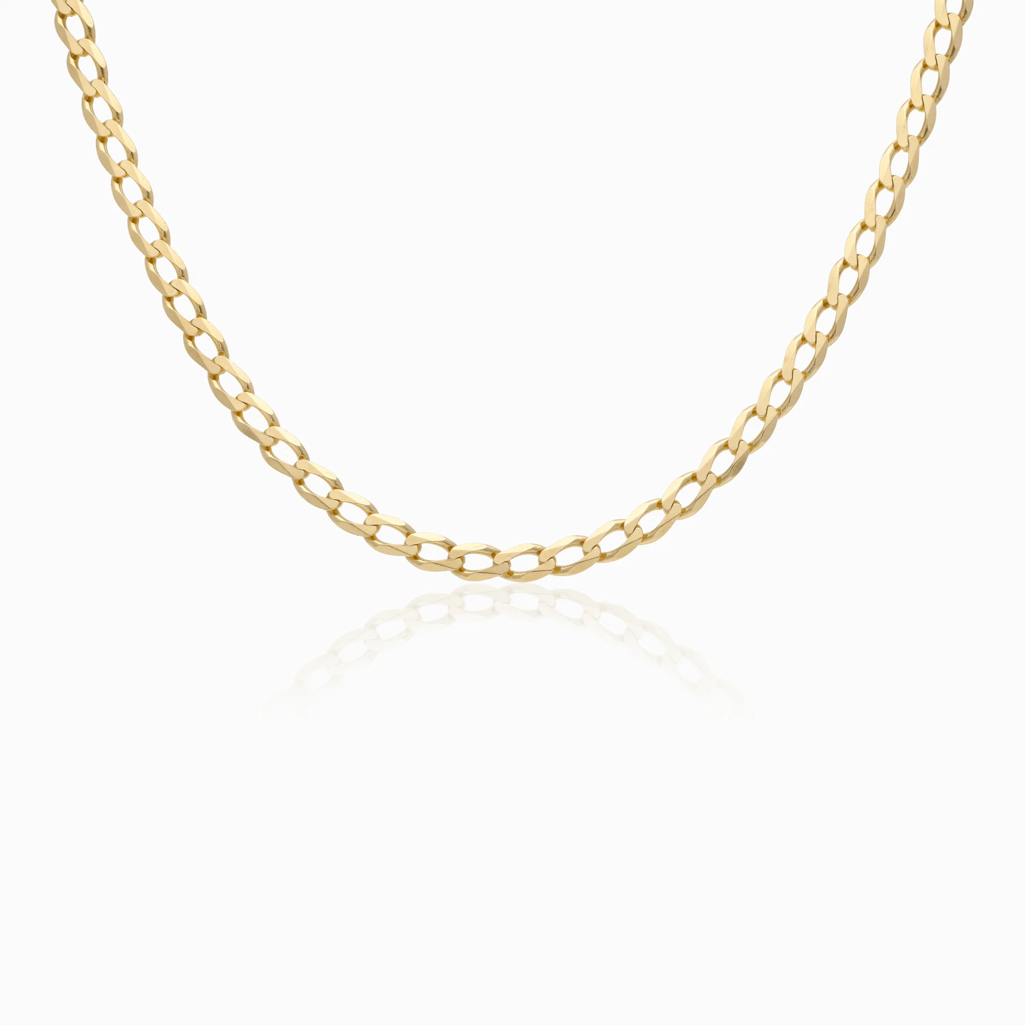 Open curb chain 23.5g 18K gold