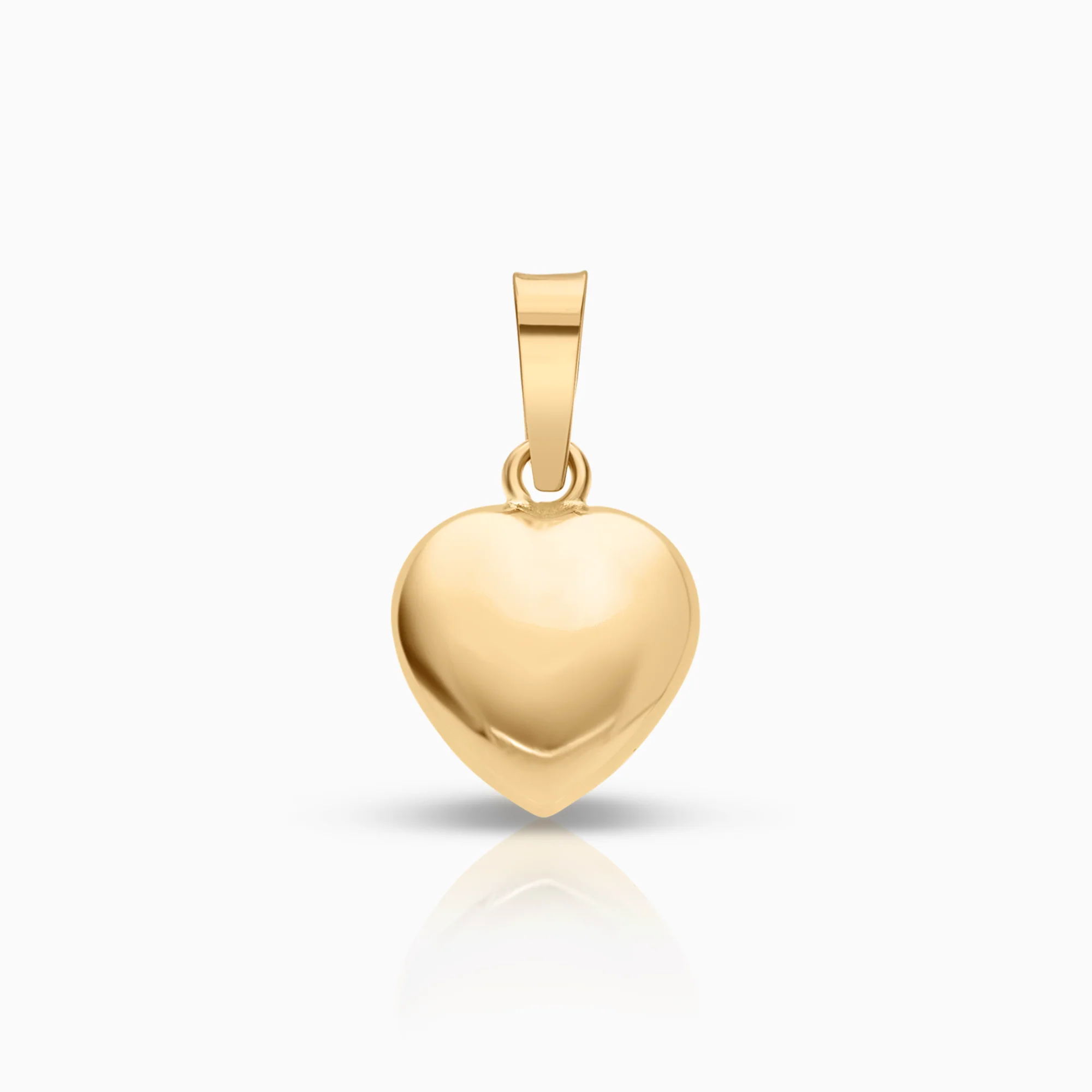 Gold heart pendant 2.93g 18K gold