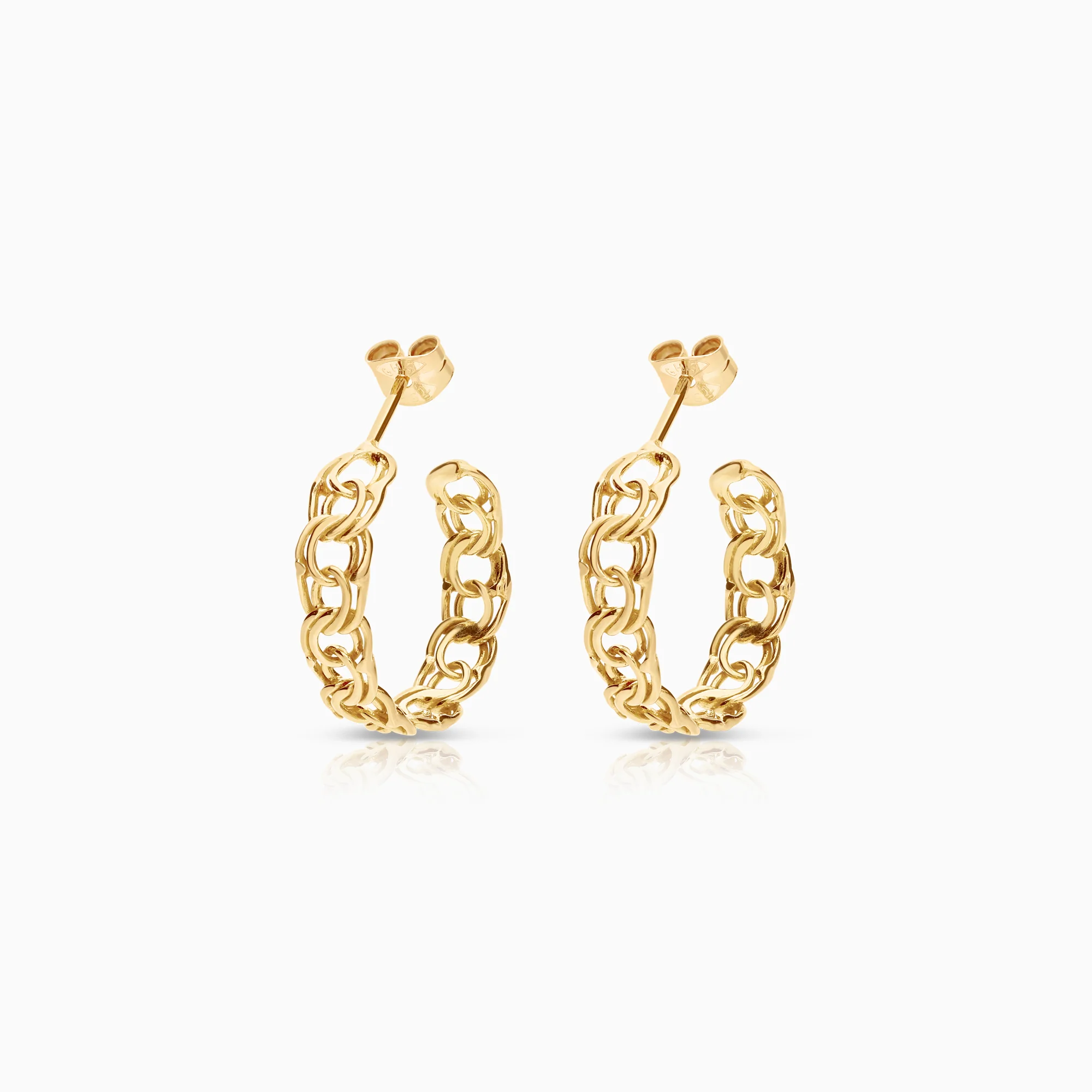 Gold earrings Bismarck 3.19g 18K gold
