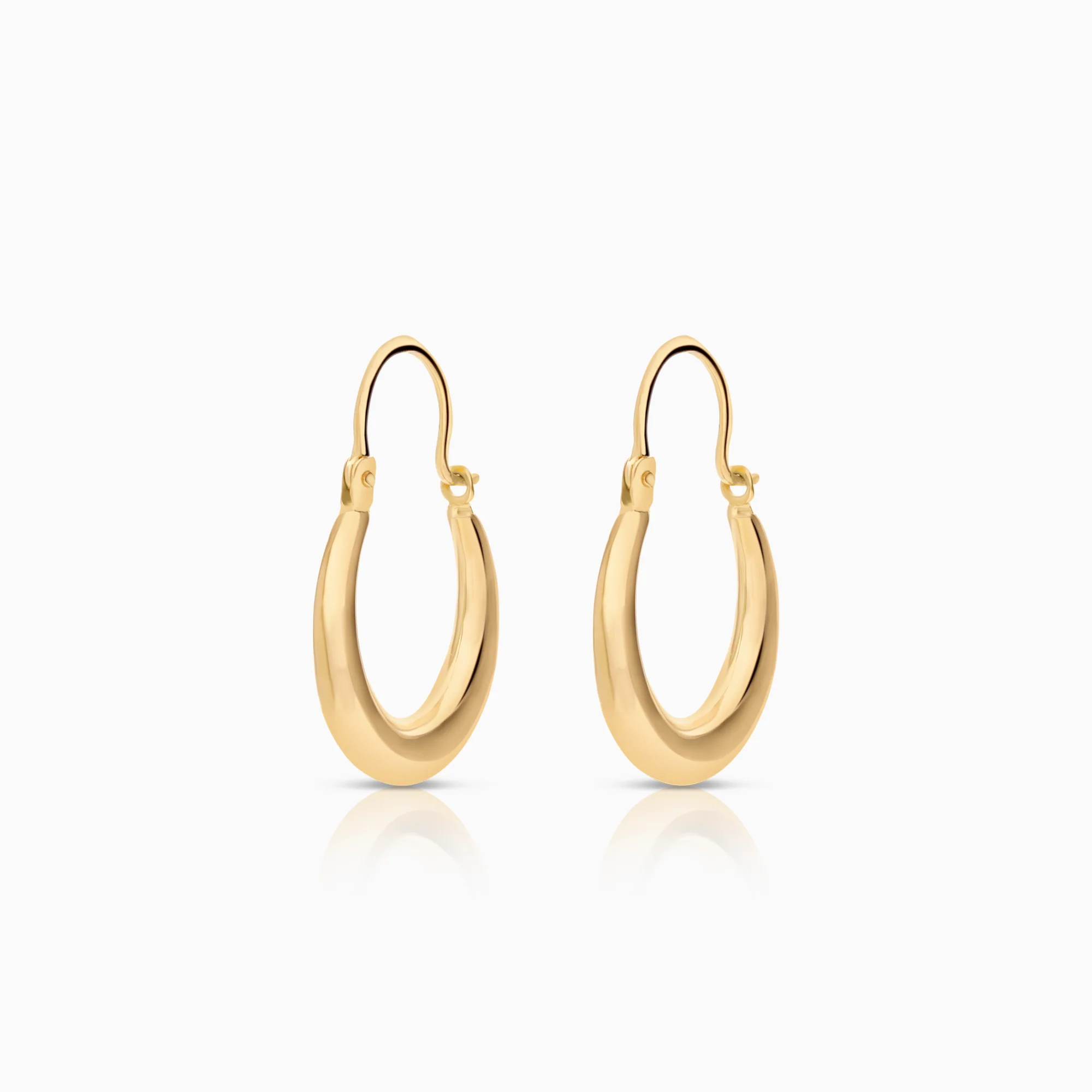 Gold Hoop Earrings 1.11g 18K Gold