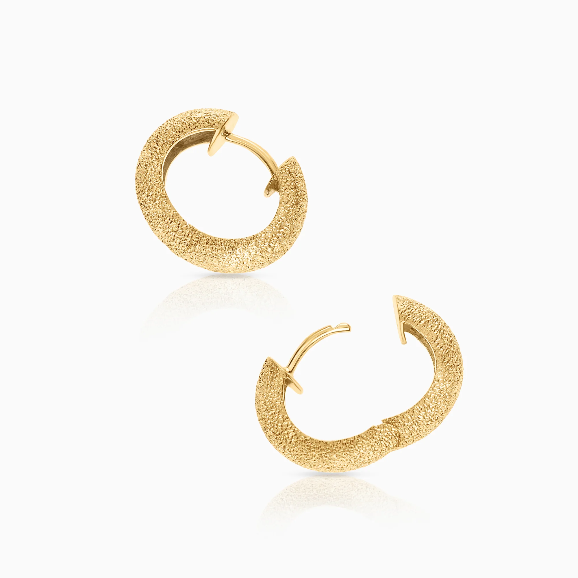 Gold hoop earring 10.69g 18K gold - Image 2