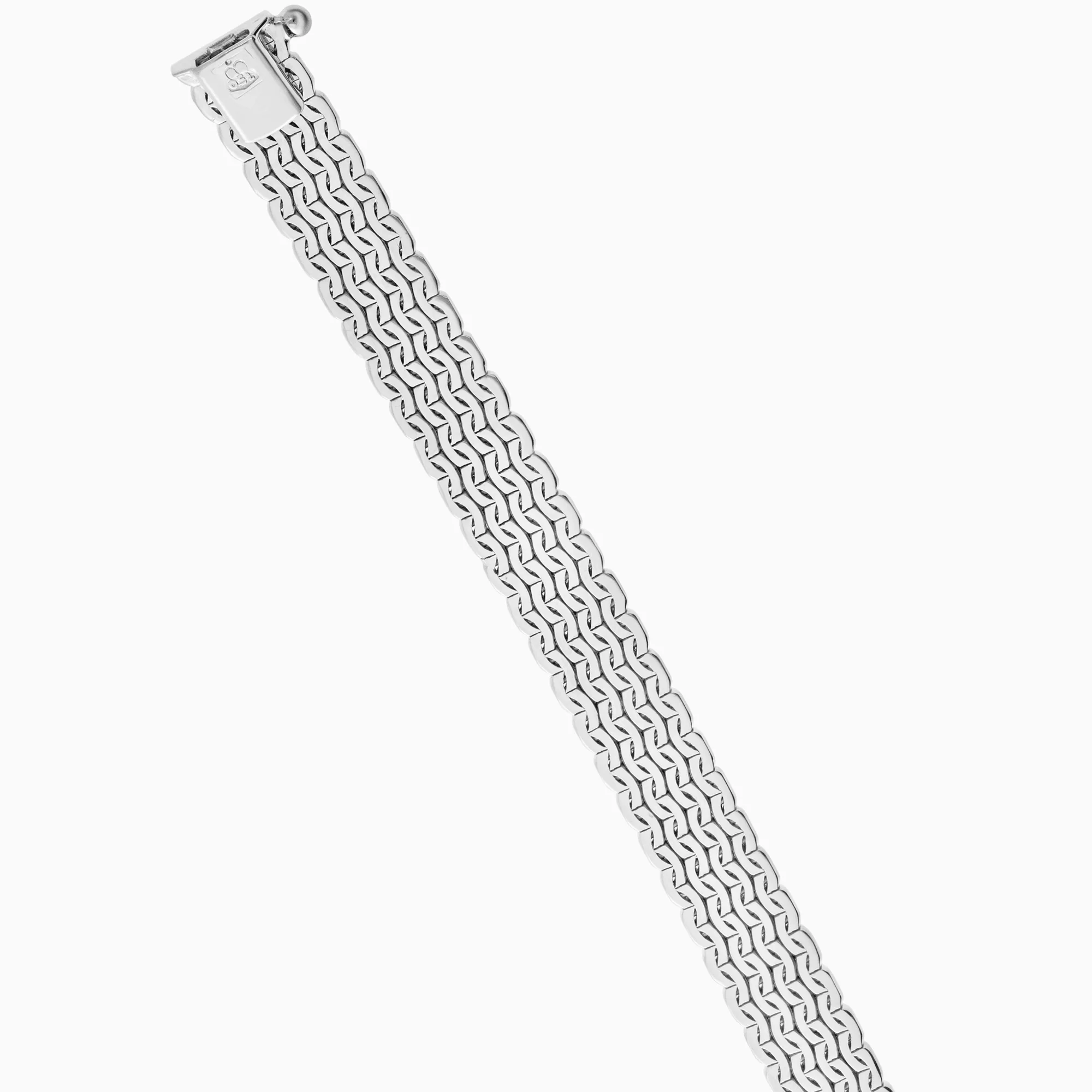 Gold bracelet 22.95g 18K white gold - Image 2