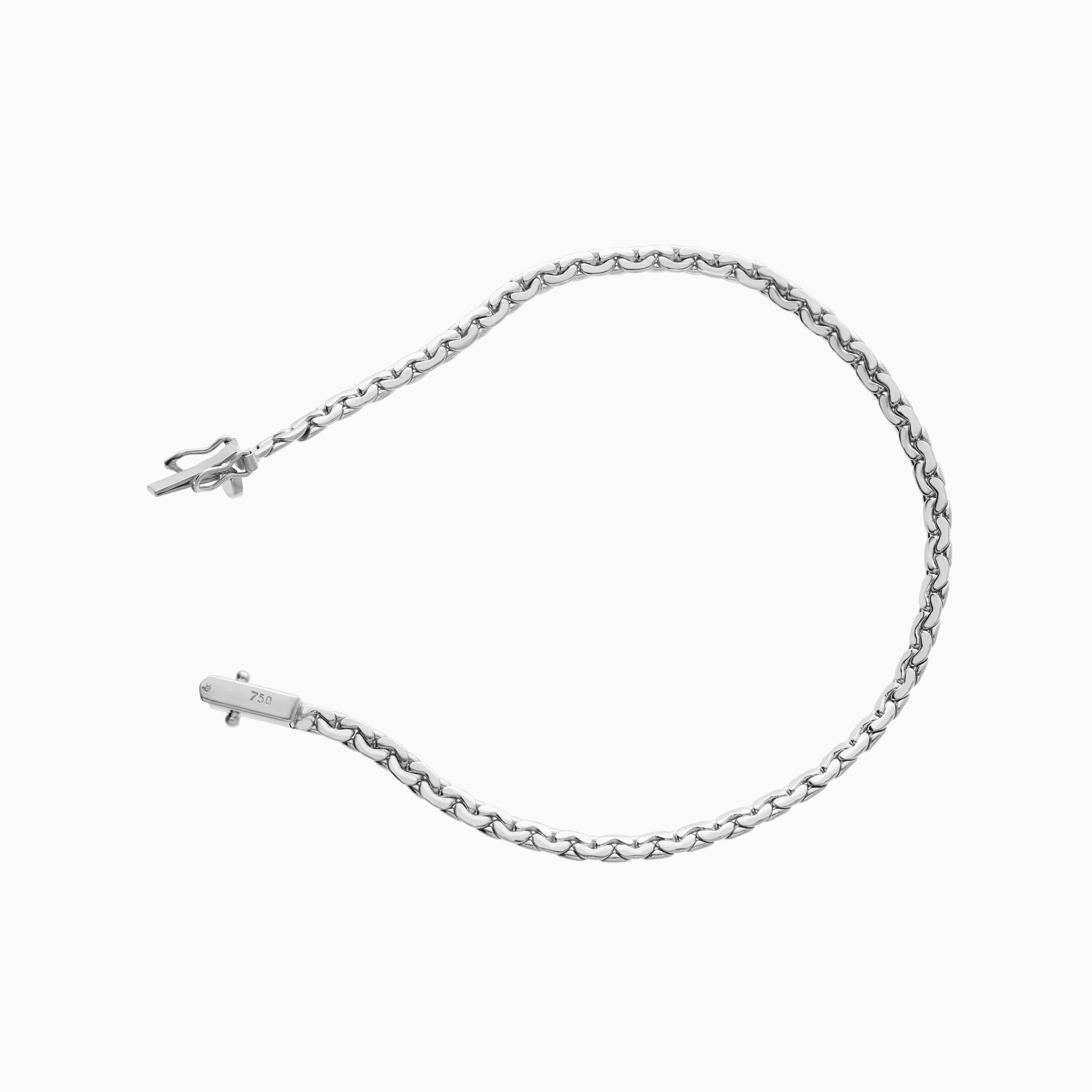Gold bracelet 7.80g 18K white gold - Image 2