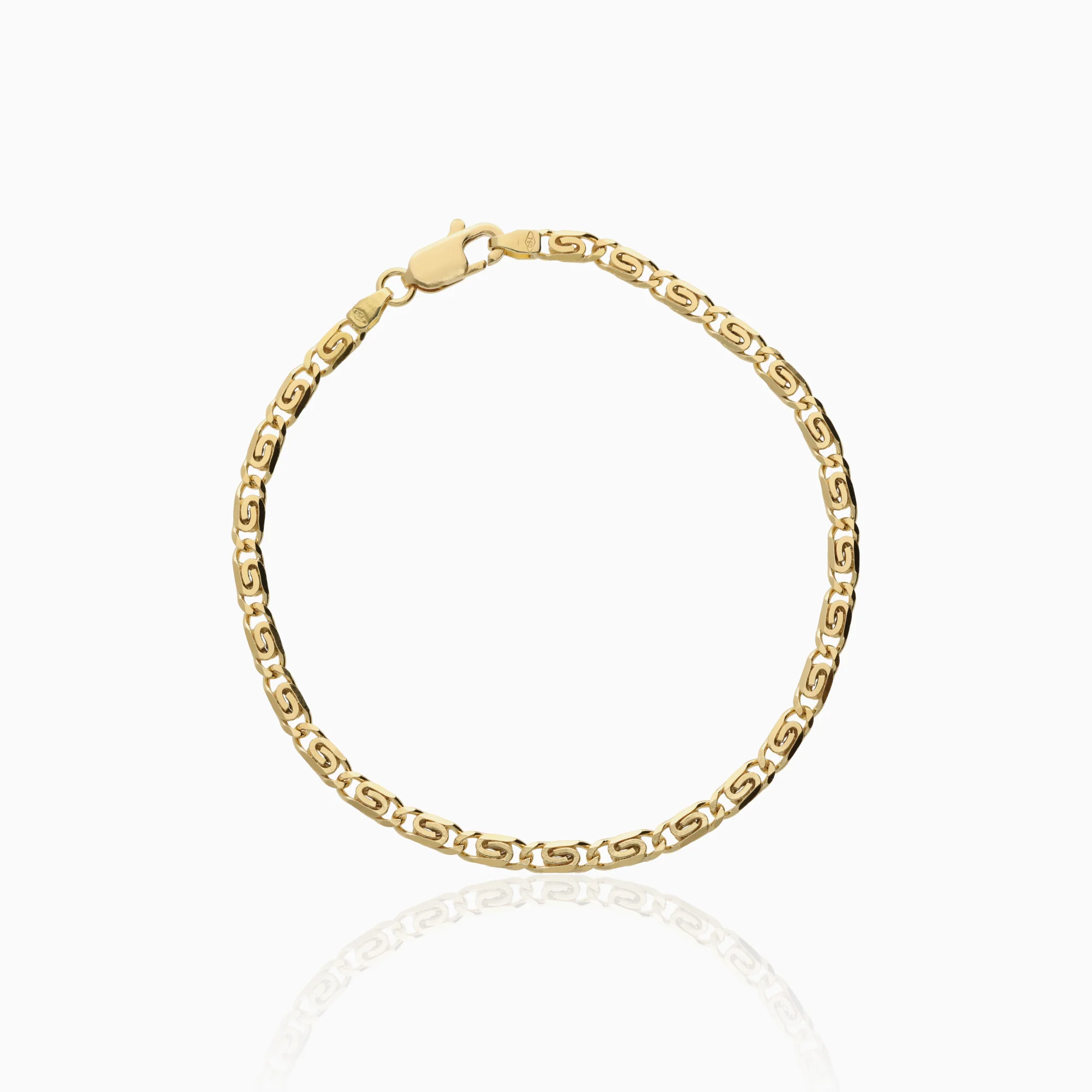 Gold bracelet fantasy 7.75g 18K
