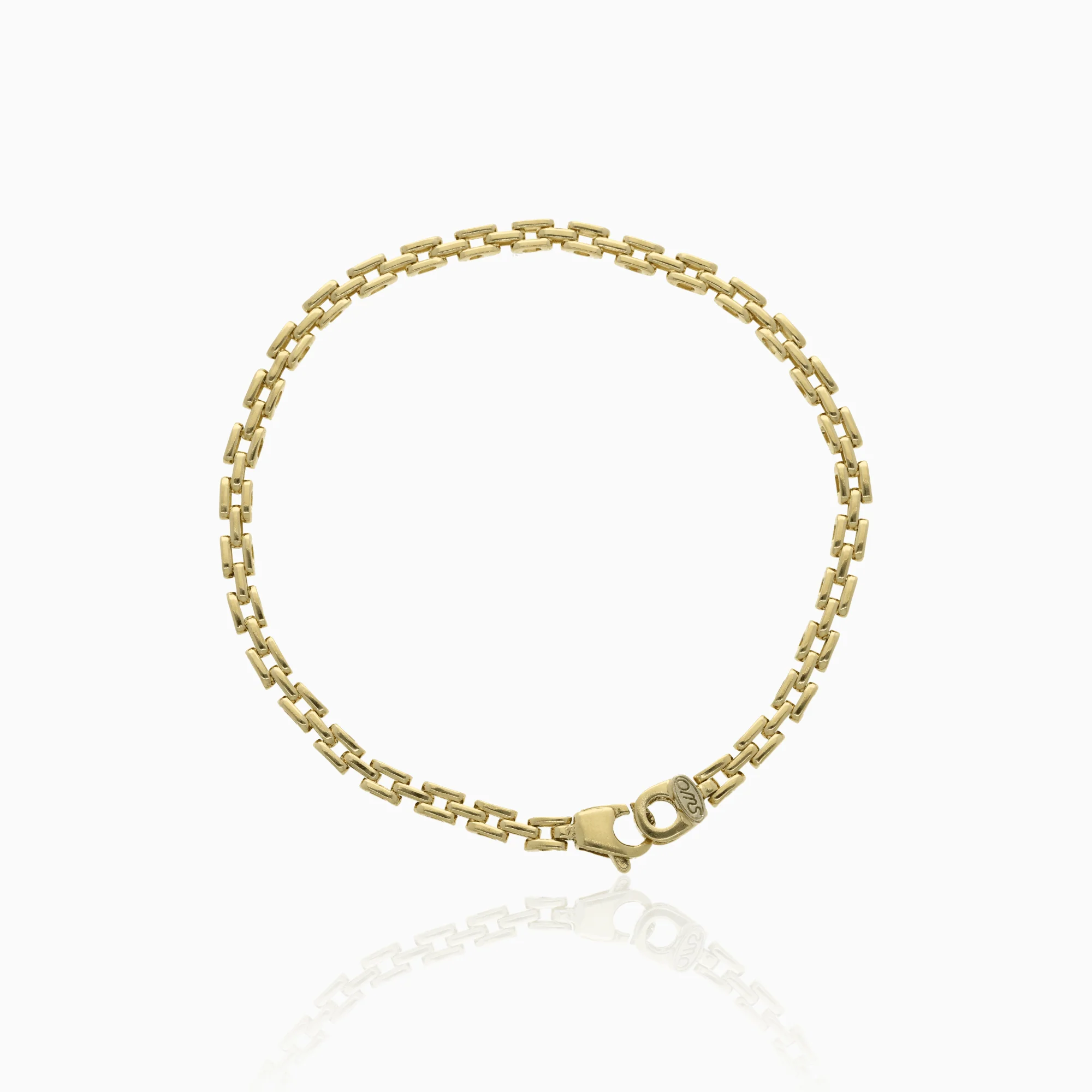 Gold bracelet fantasy link 6.3g 18K