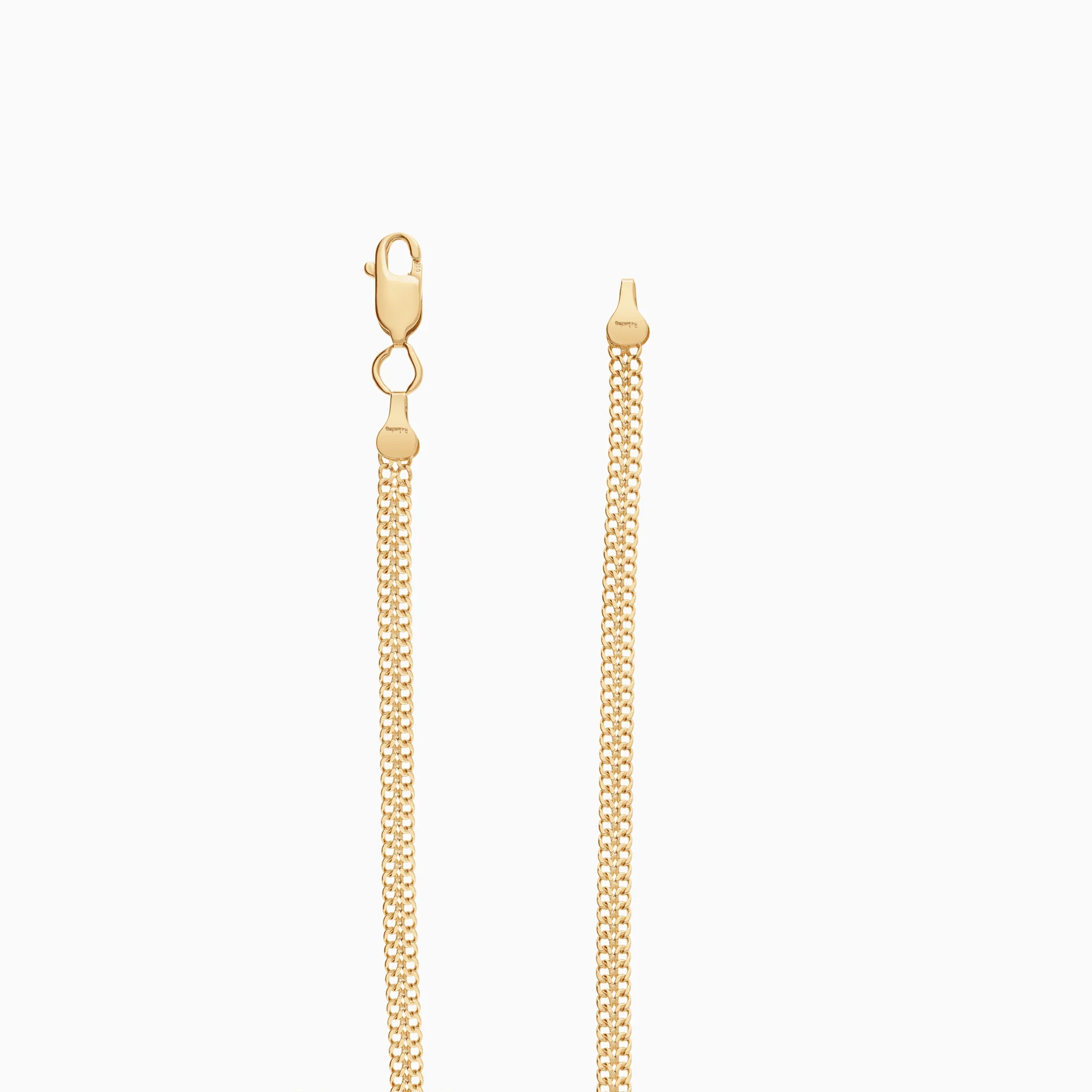 Herringbone gold bracelet 2.84g 18K gold - Image 2