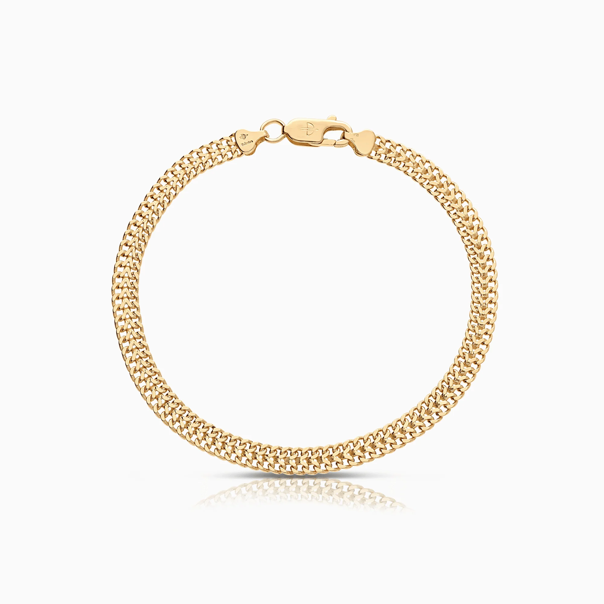 Gold bracelet herringbone 6.28g 18K gold