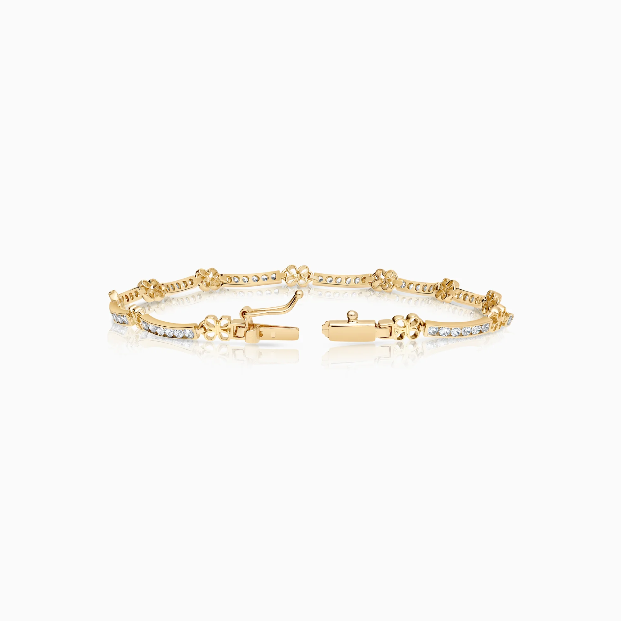 Gold bracelet with cubic 18K gold - Image 2