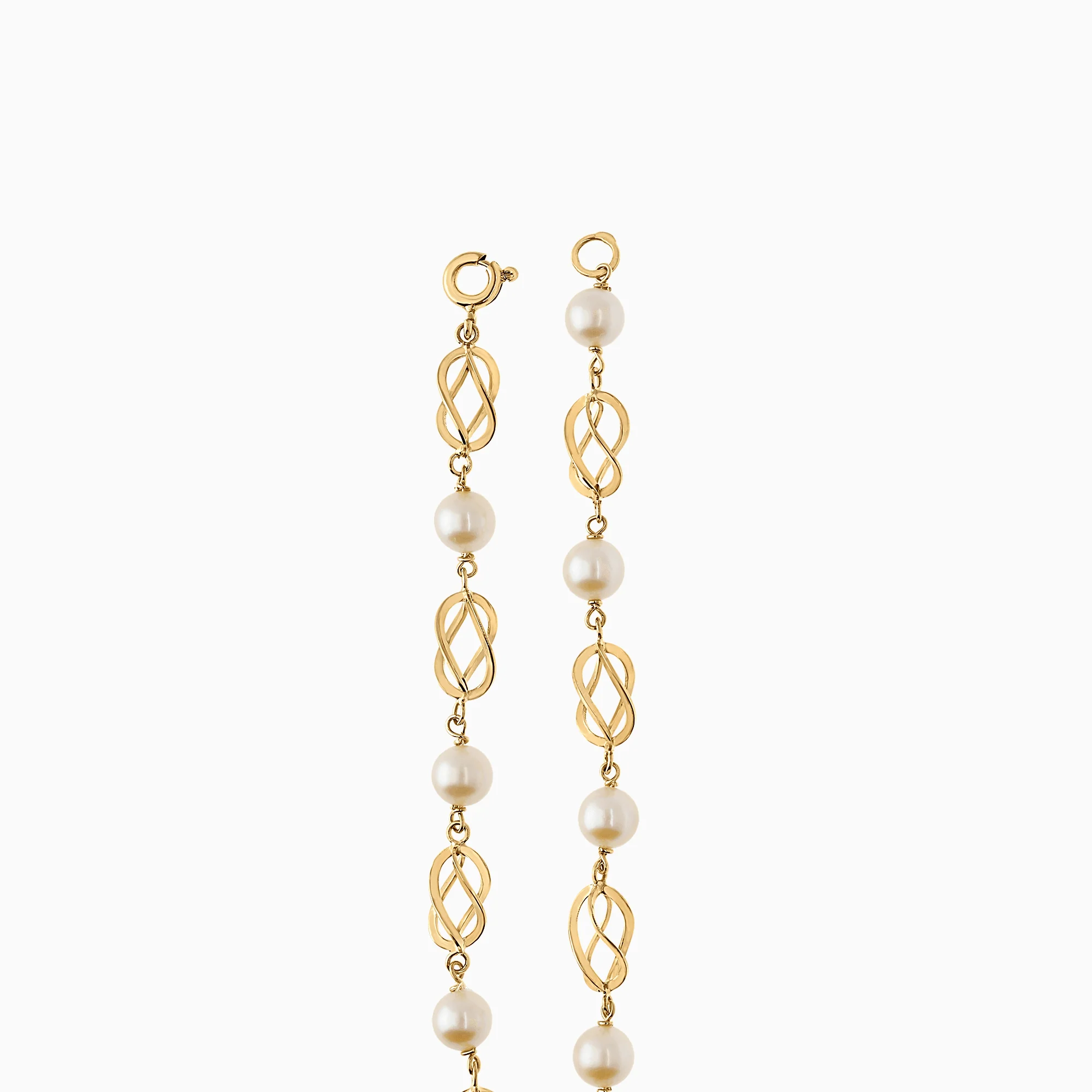 Gold Bracelet with Pearls 5.31g 18K Gold - Image 2
