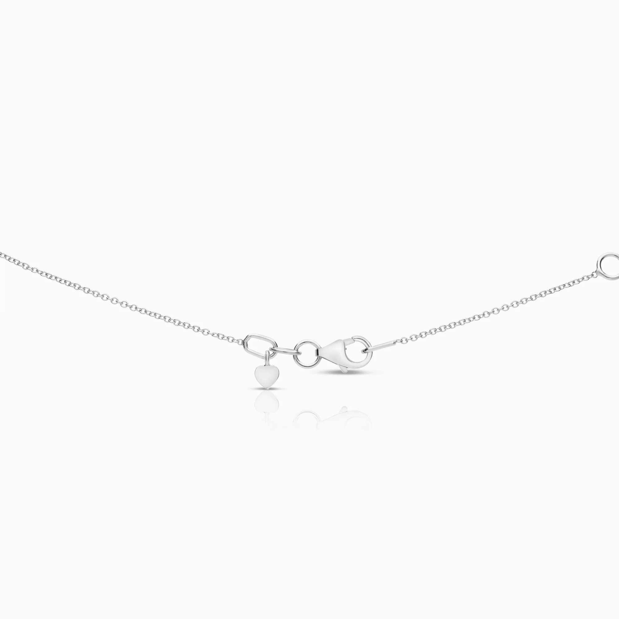 Necklace with diamond pendant 1.67g 18K white gold - Image 2