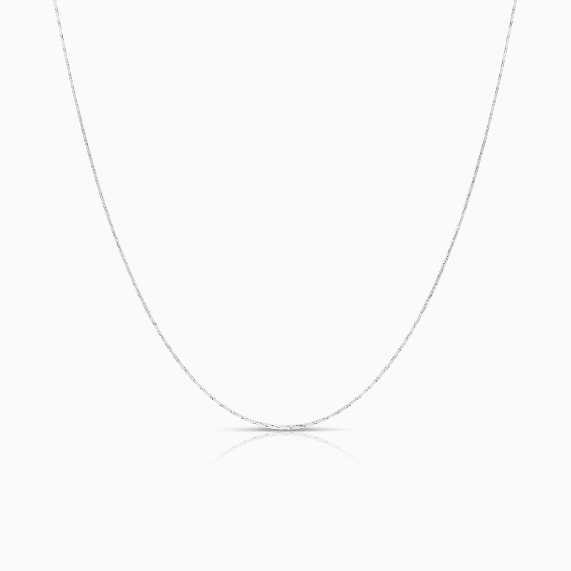 Gold necklace 1.96g 18K white gold