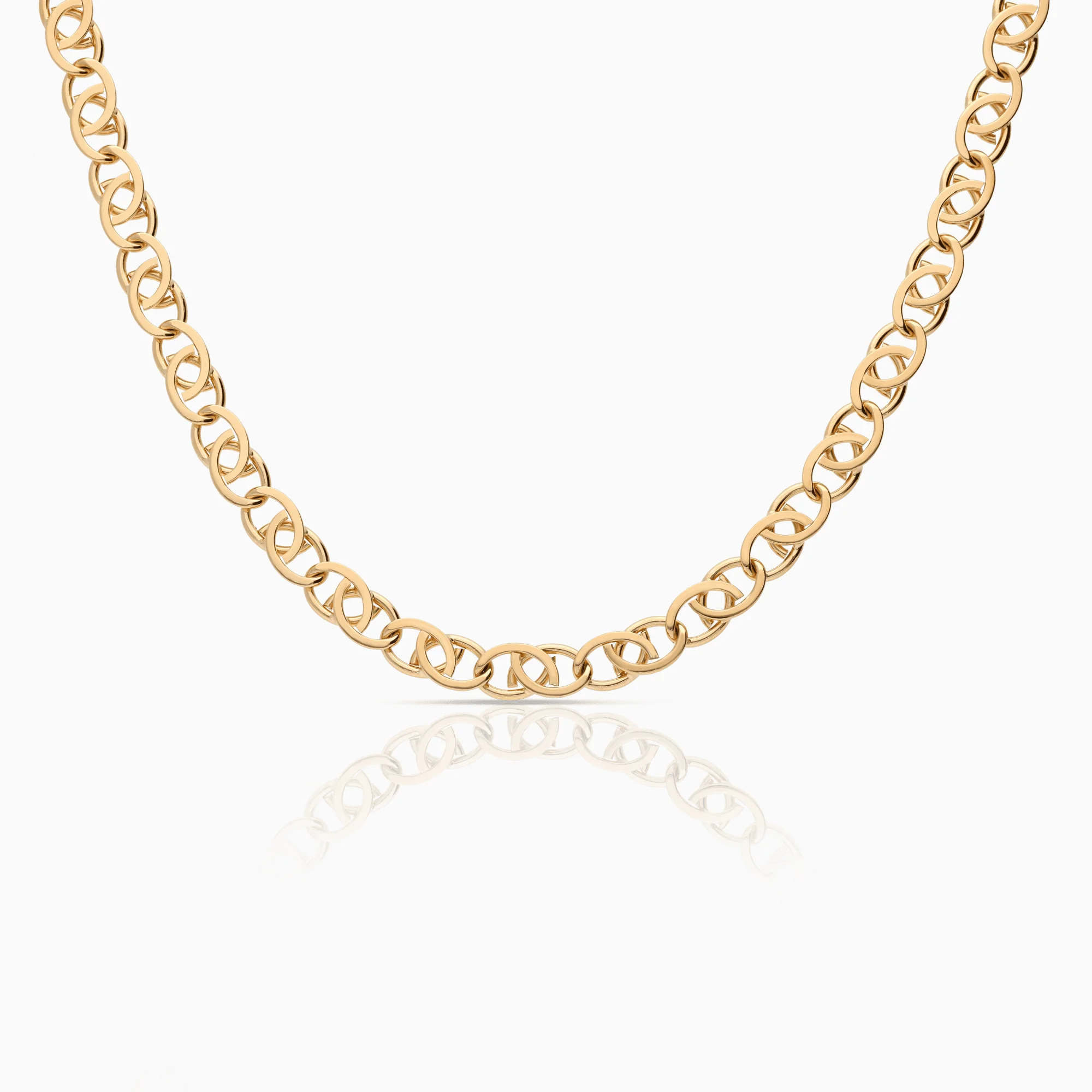 Gold necklace 35.55g 18K gold