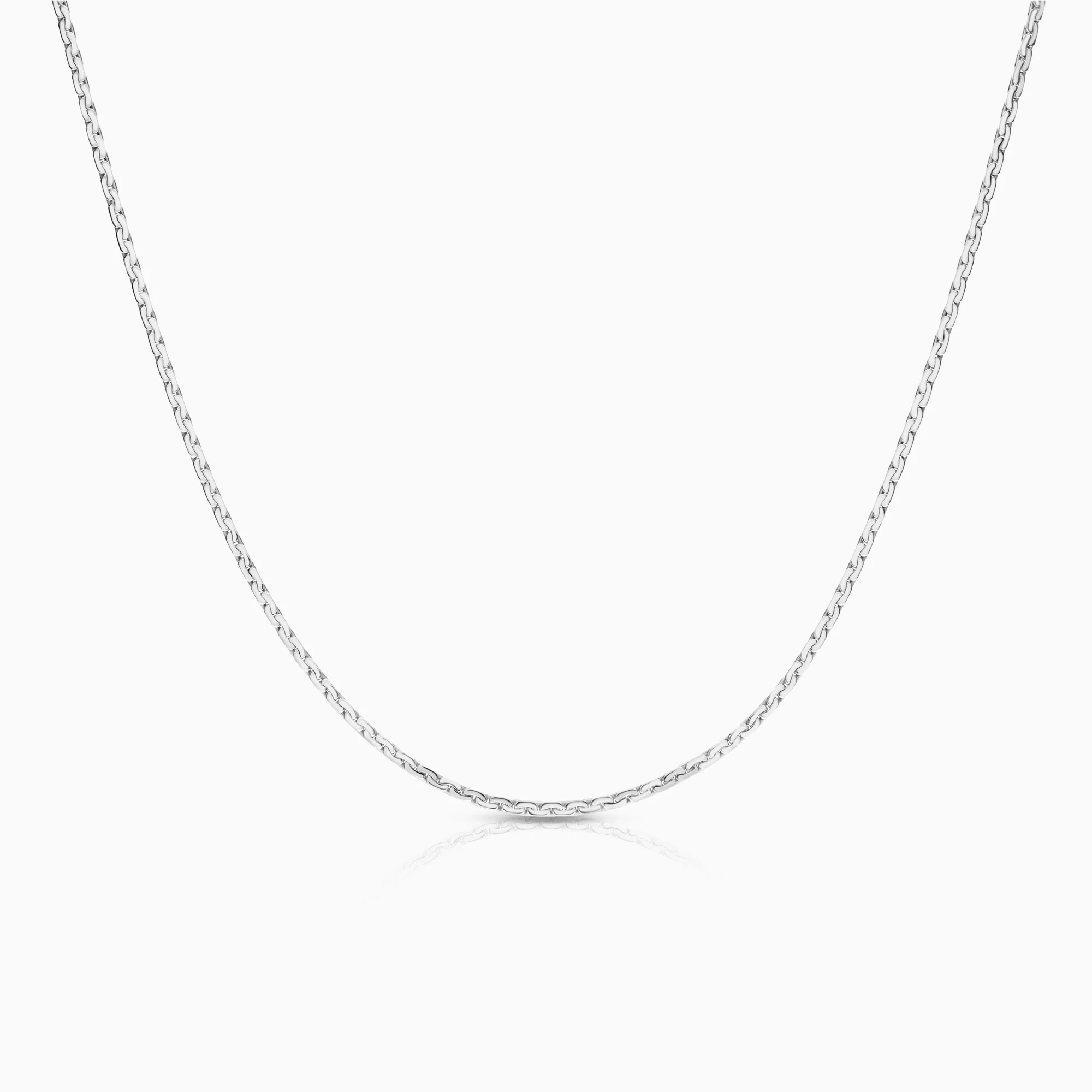 Gold necklace 4.75g 18K white gold