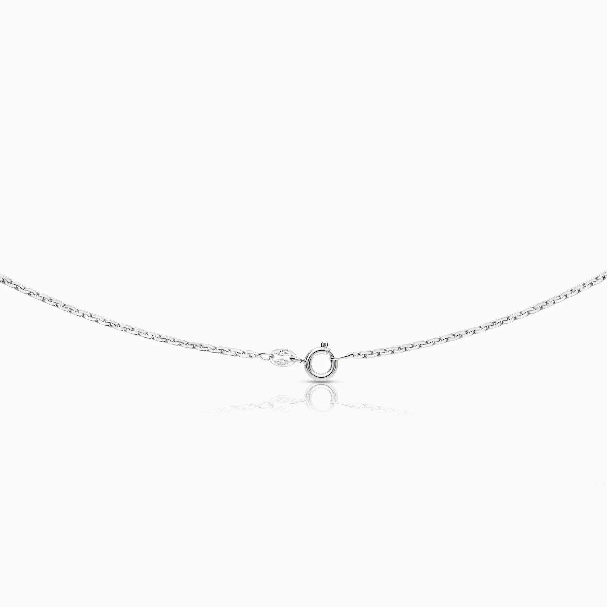Gold necklace 4.75g 18K white gold - Image 2