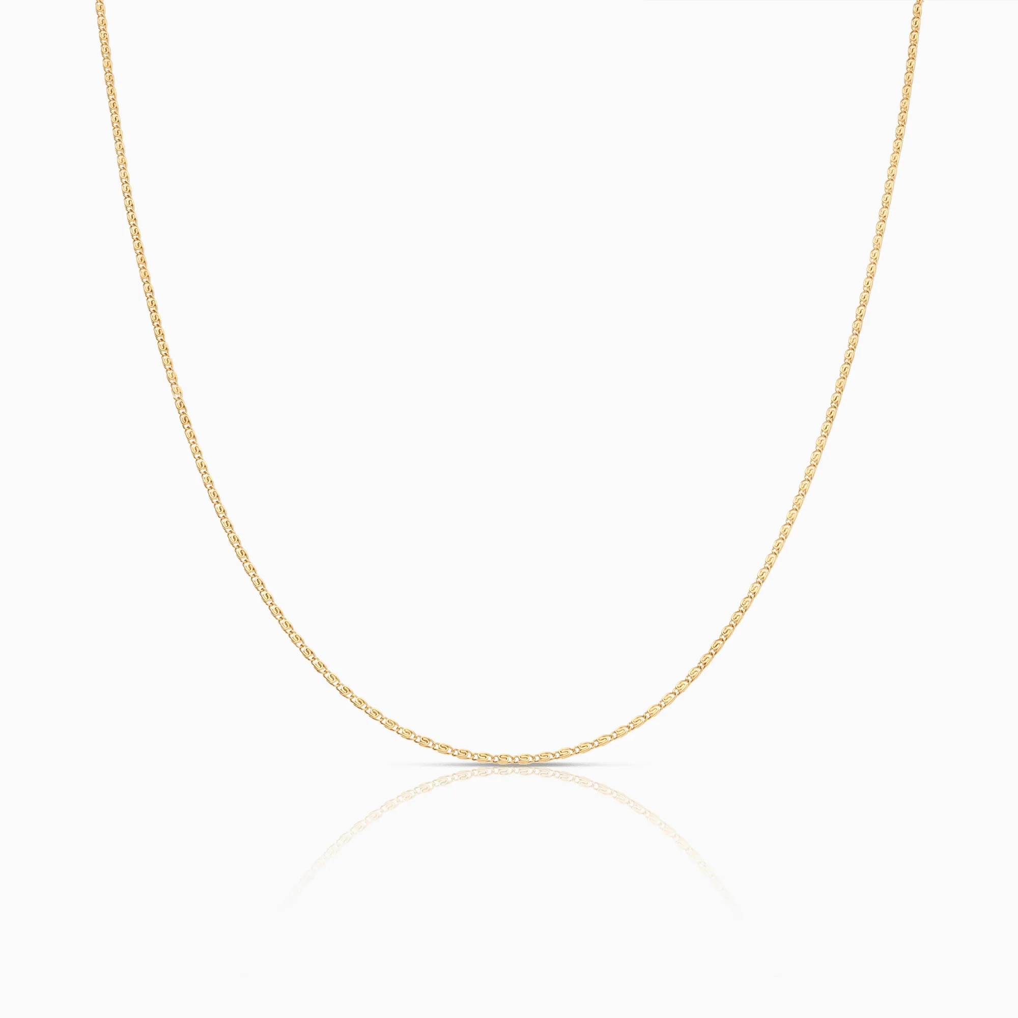 Gold necklace 42cm 18K gold