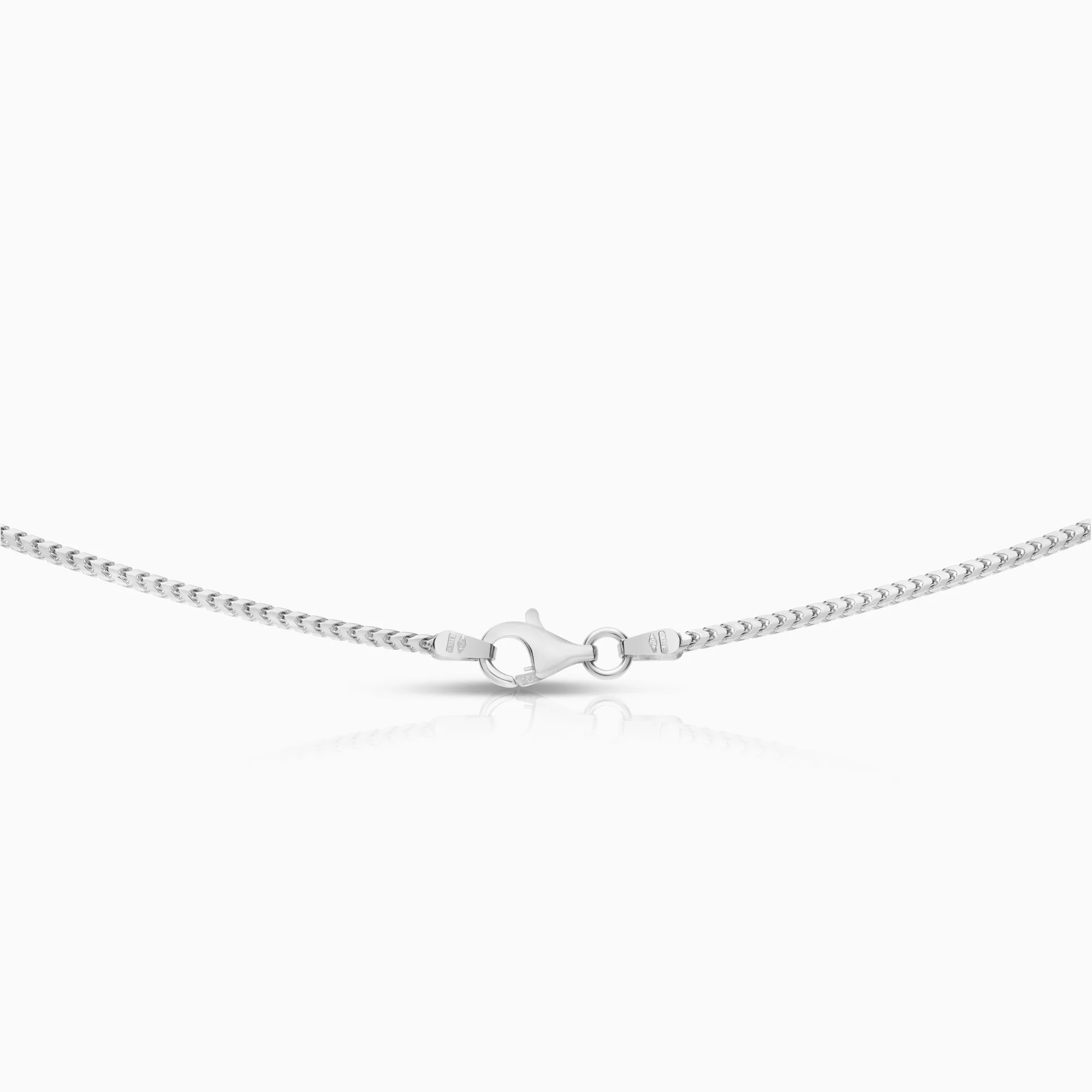 Gold necklace 7.88g 18K white gold - Image 2