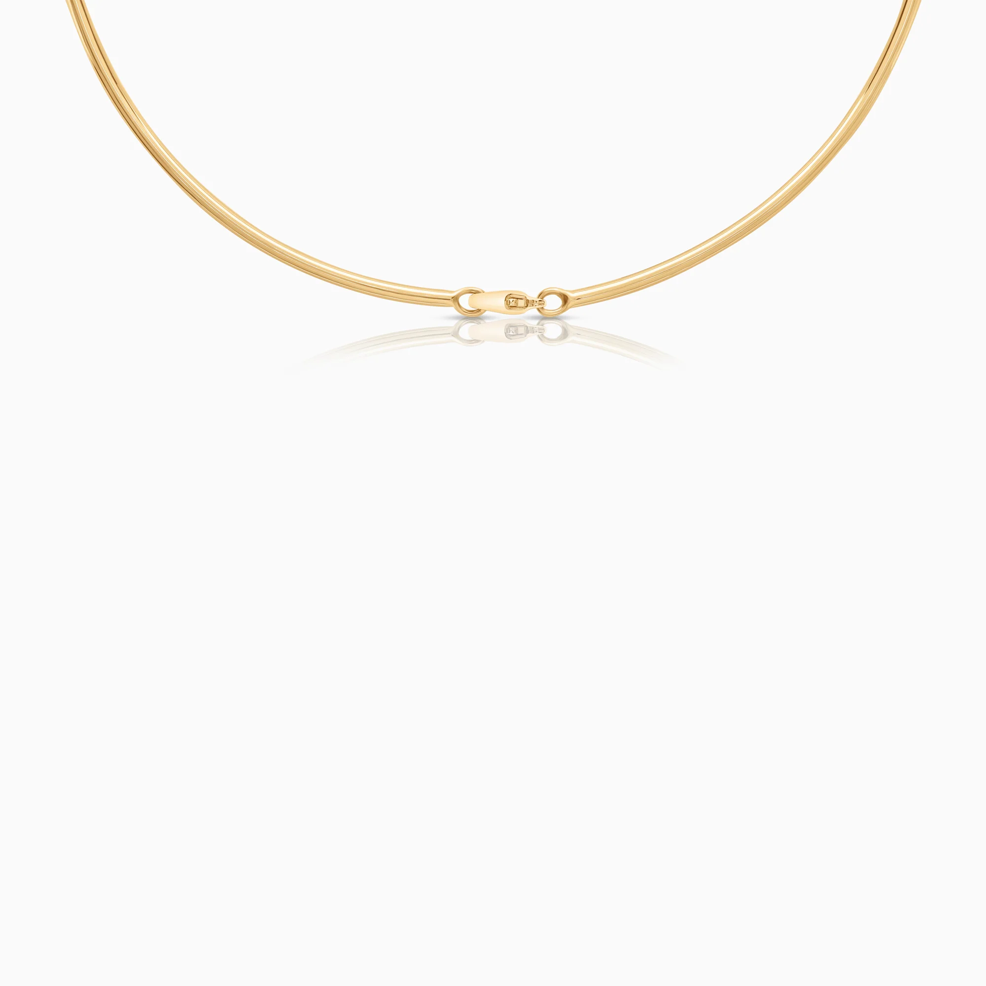 Gold necklace with diamond 0.25ct 14K gold - Image 4