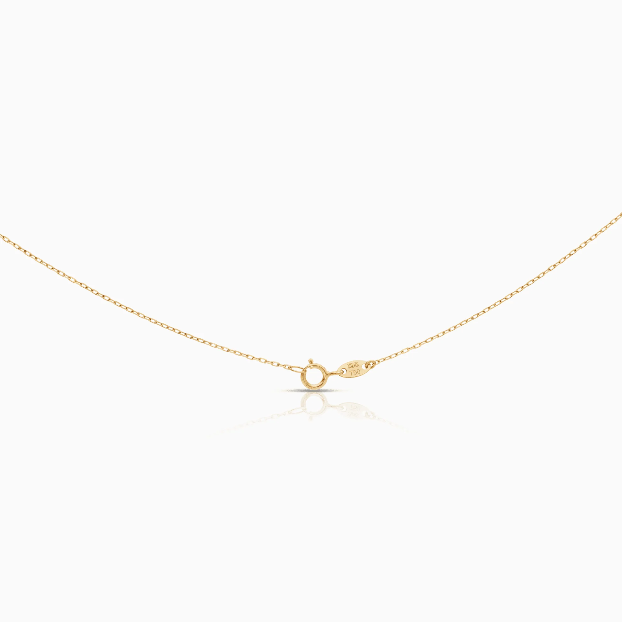 Gold necklace with drops 1.86g 18K gold - Image 2