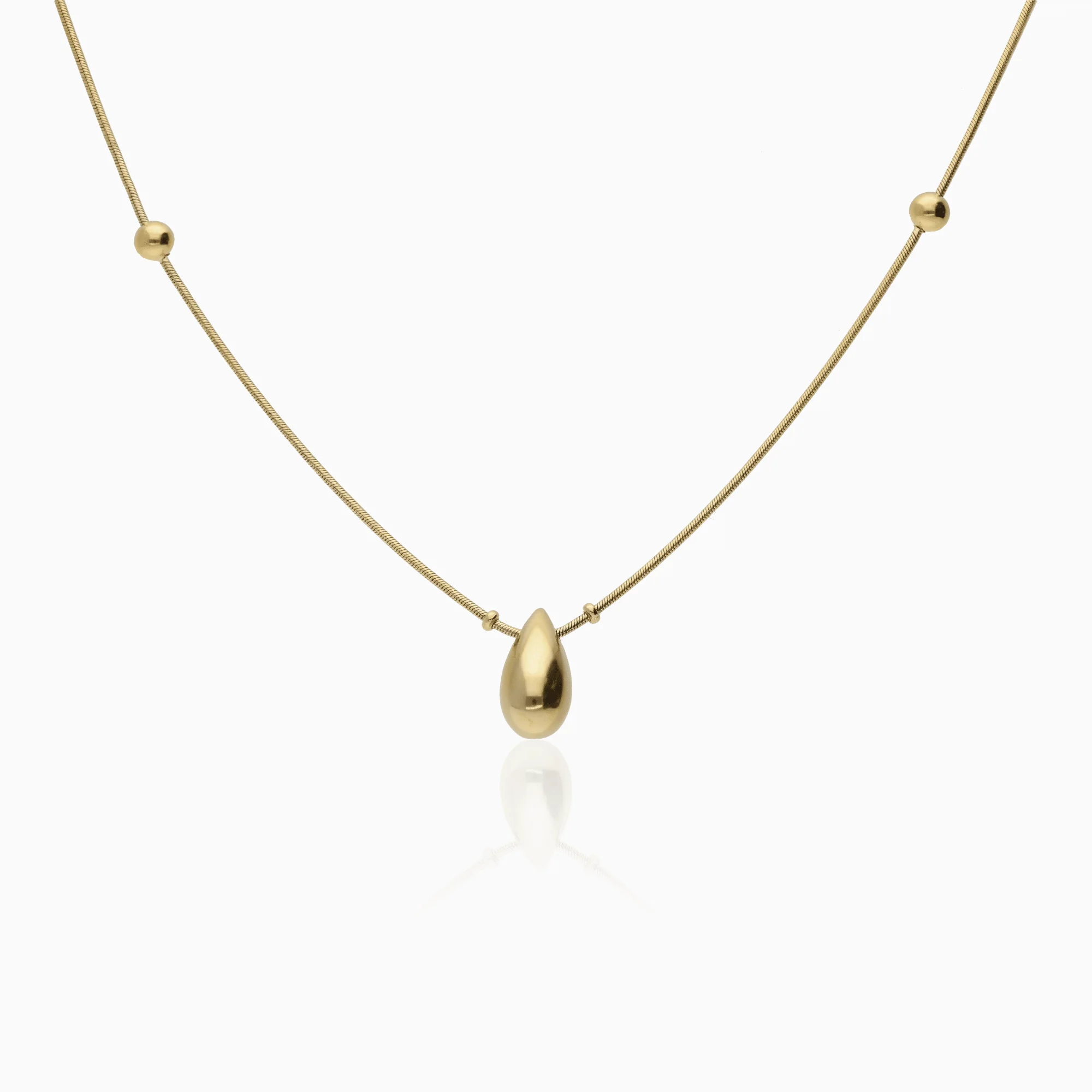 Gold necklace with pendant 6.0g 18K