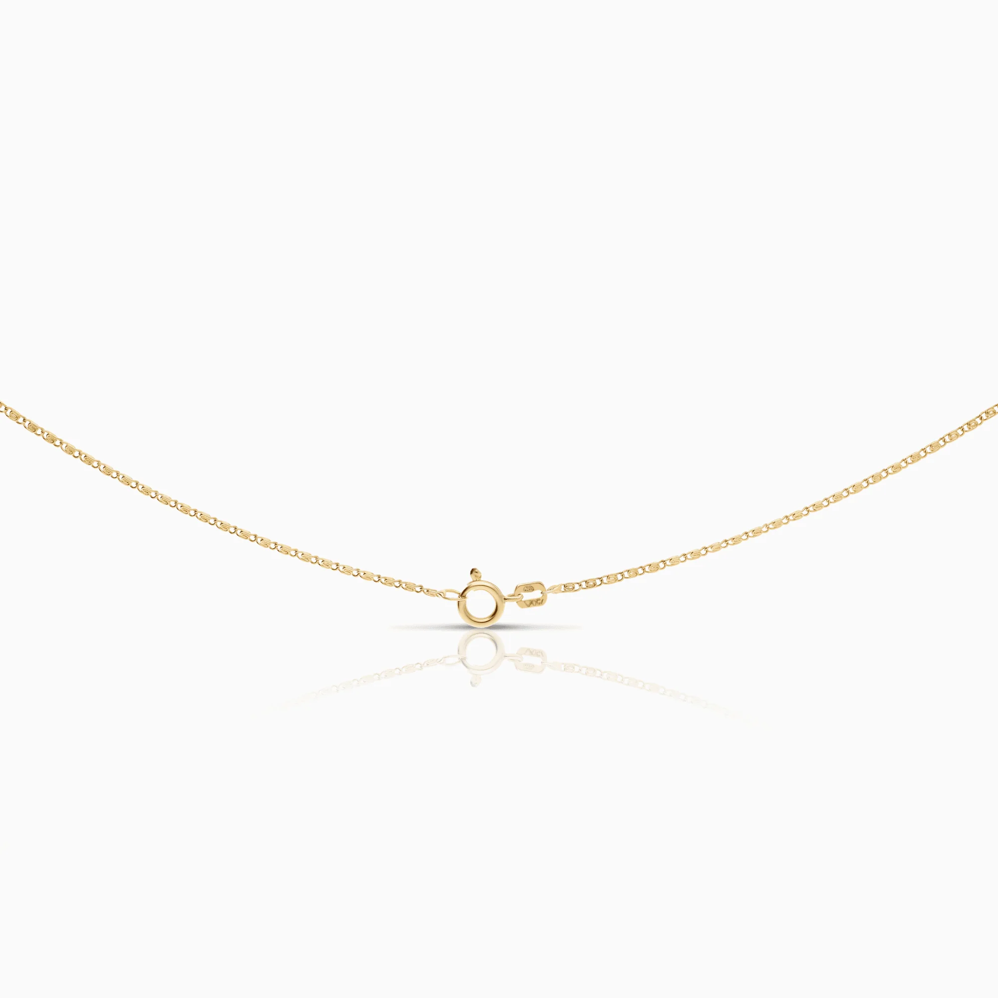 Gold necklace with heart pendant 3.25g 18K gold - Image 2