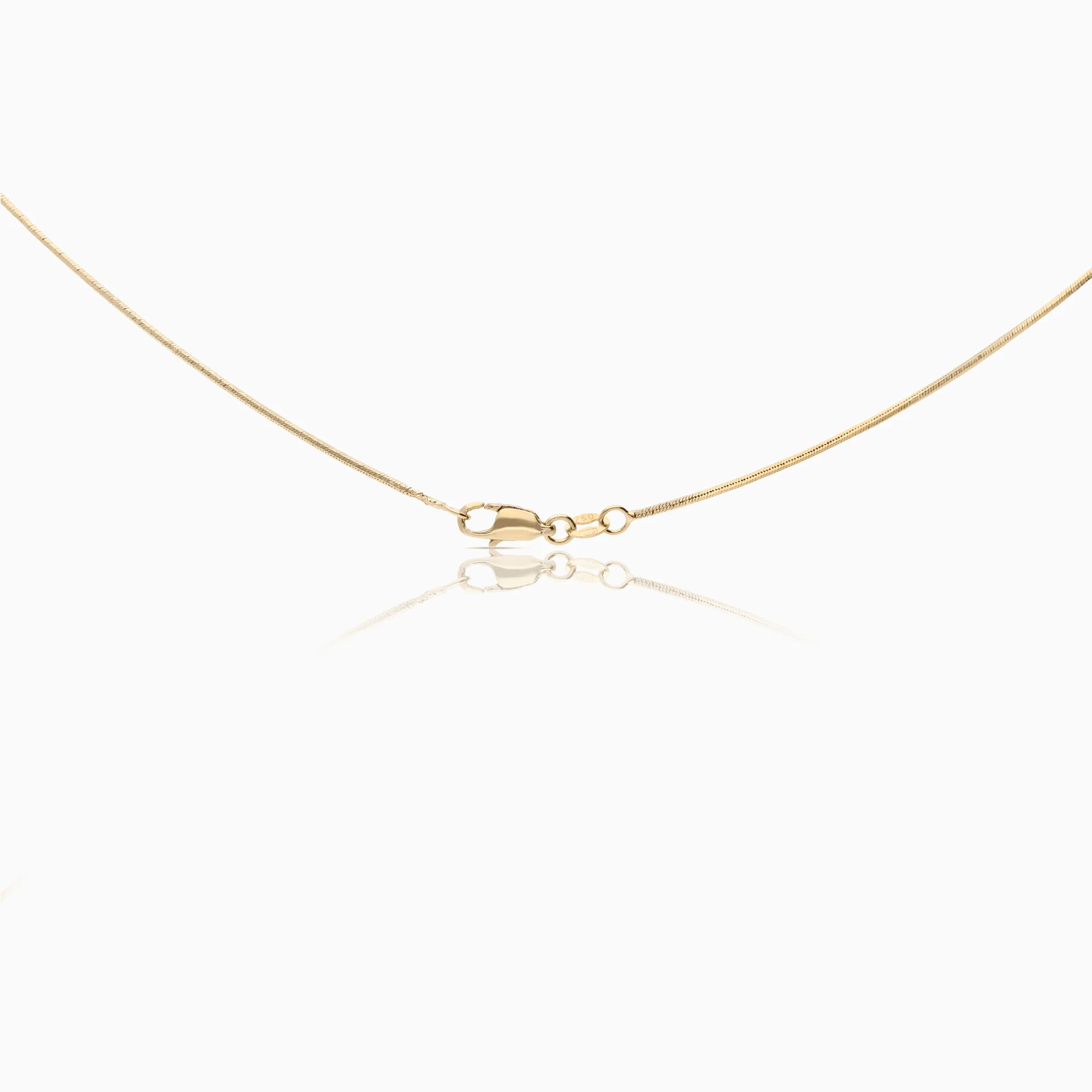 Gold necklace with beads 3.98g 18K gold - Image 2
