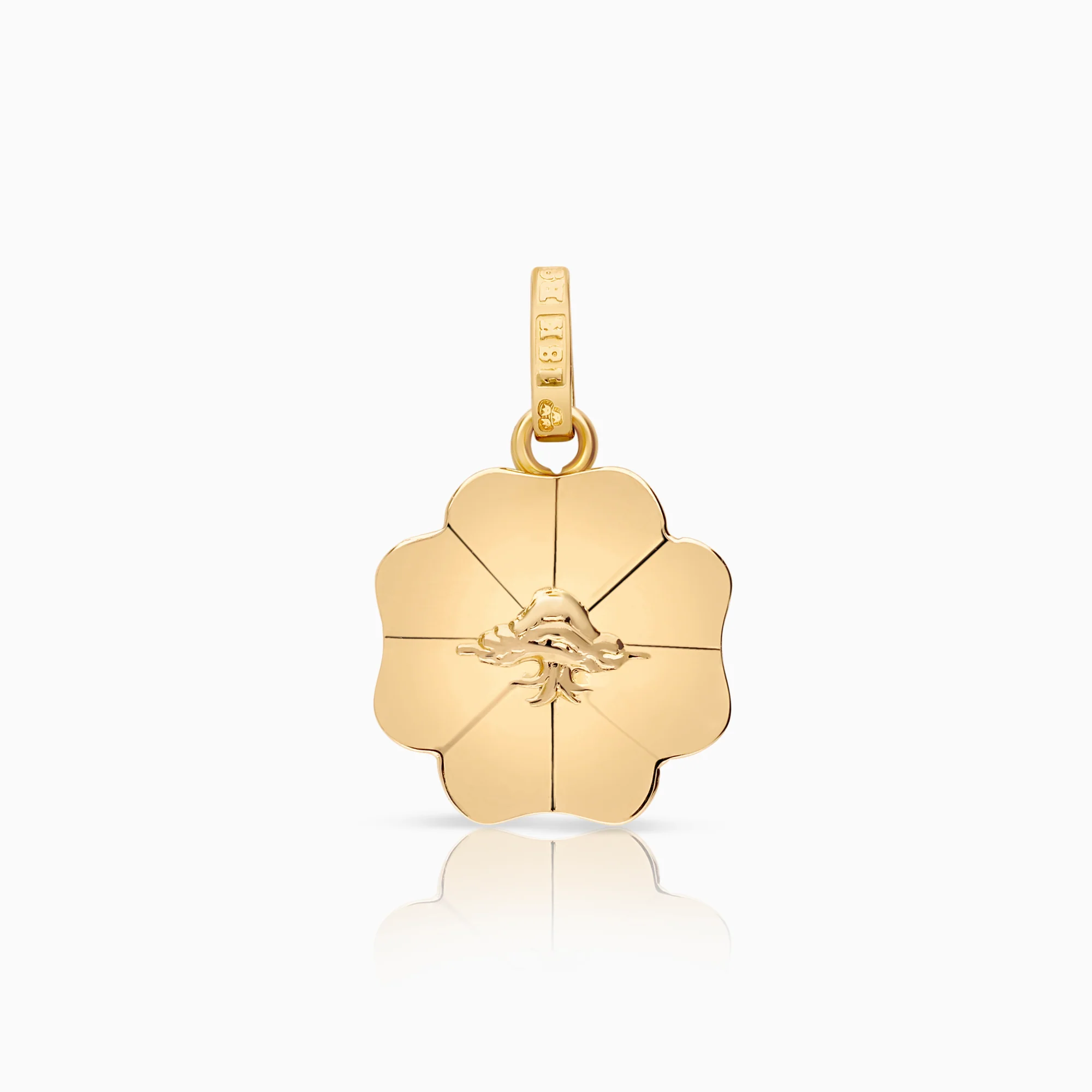 Tree Pendant 0.46g 18K Gold