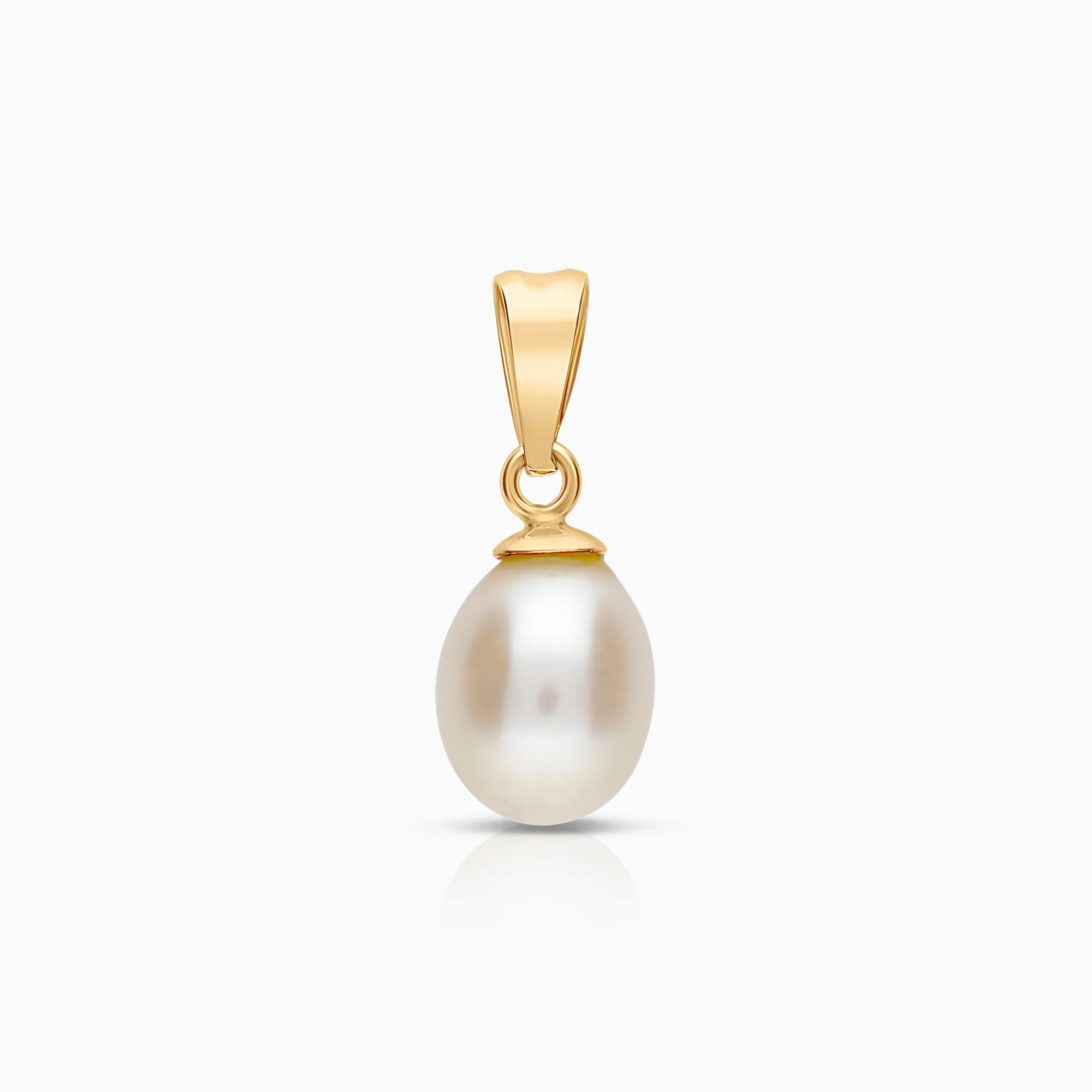 Pendant with pearl 0.53g 18K gold