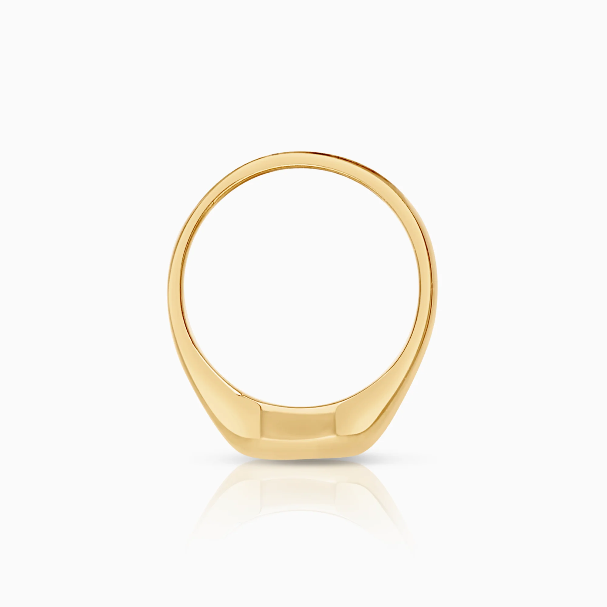 Pendant signet ring 0.57g 18K gold.