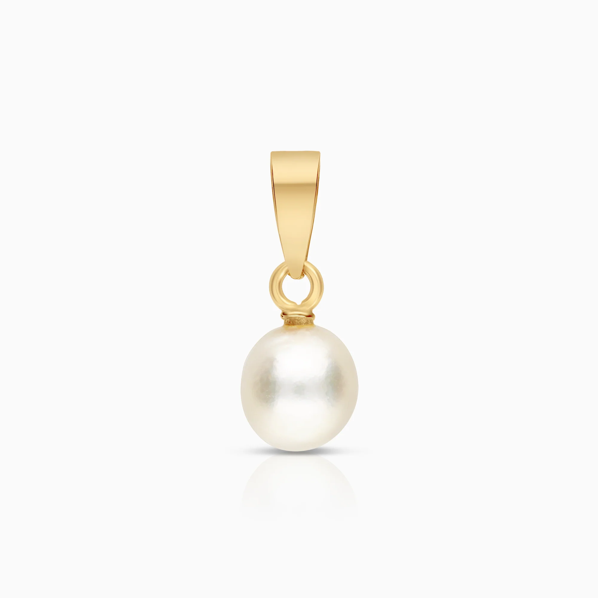 Pendant with pearl 0.75g 18K gold
