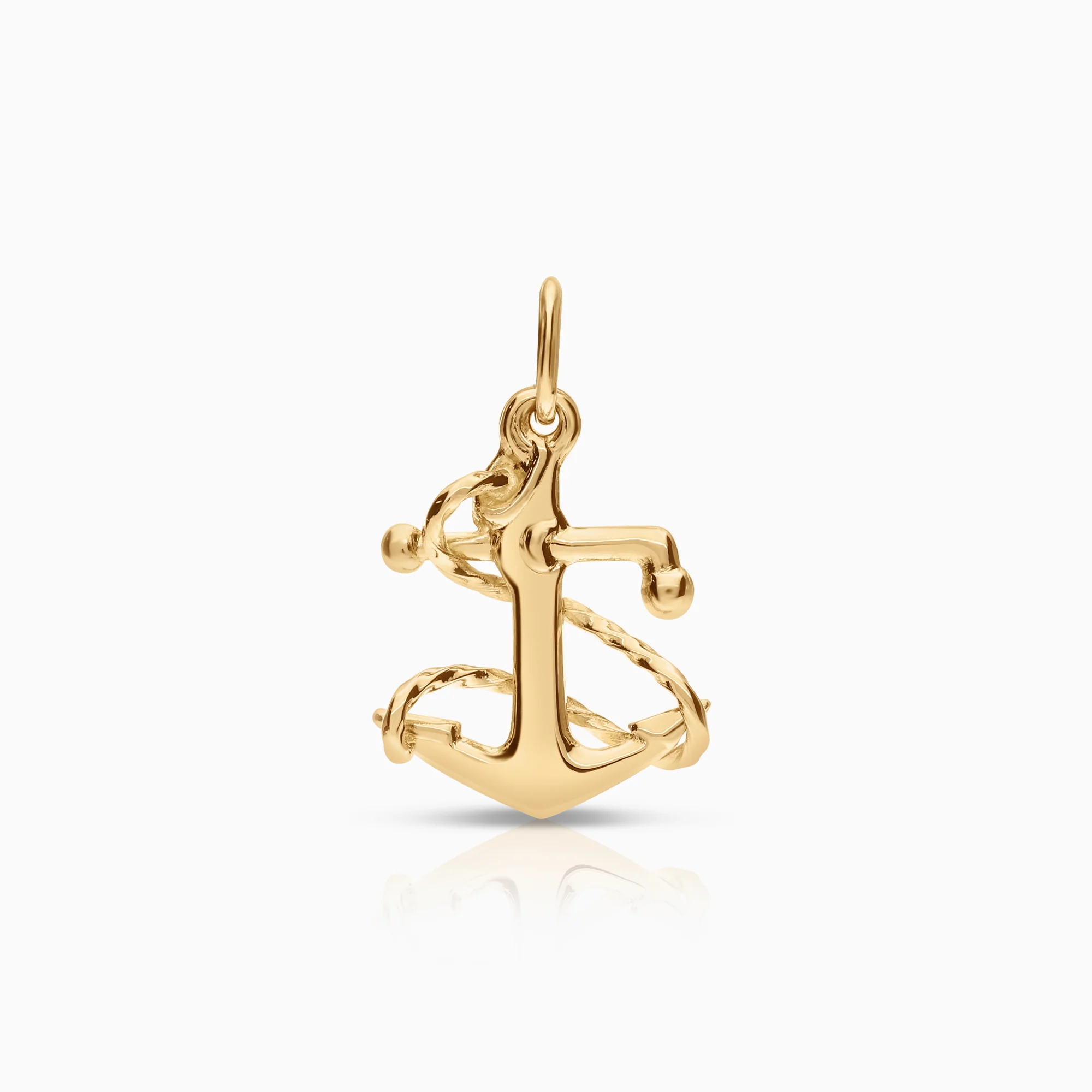 Cable pendant 0.80g 18K gold