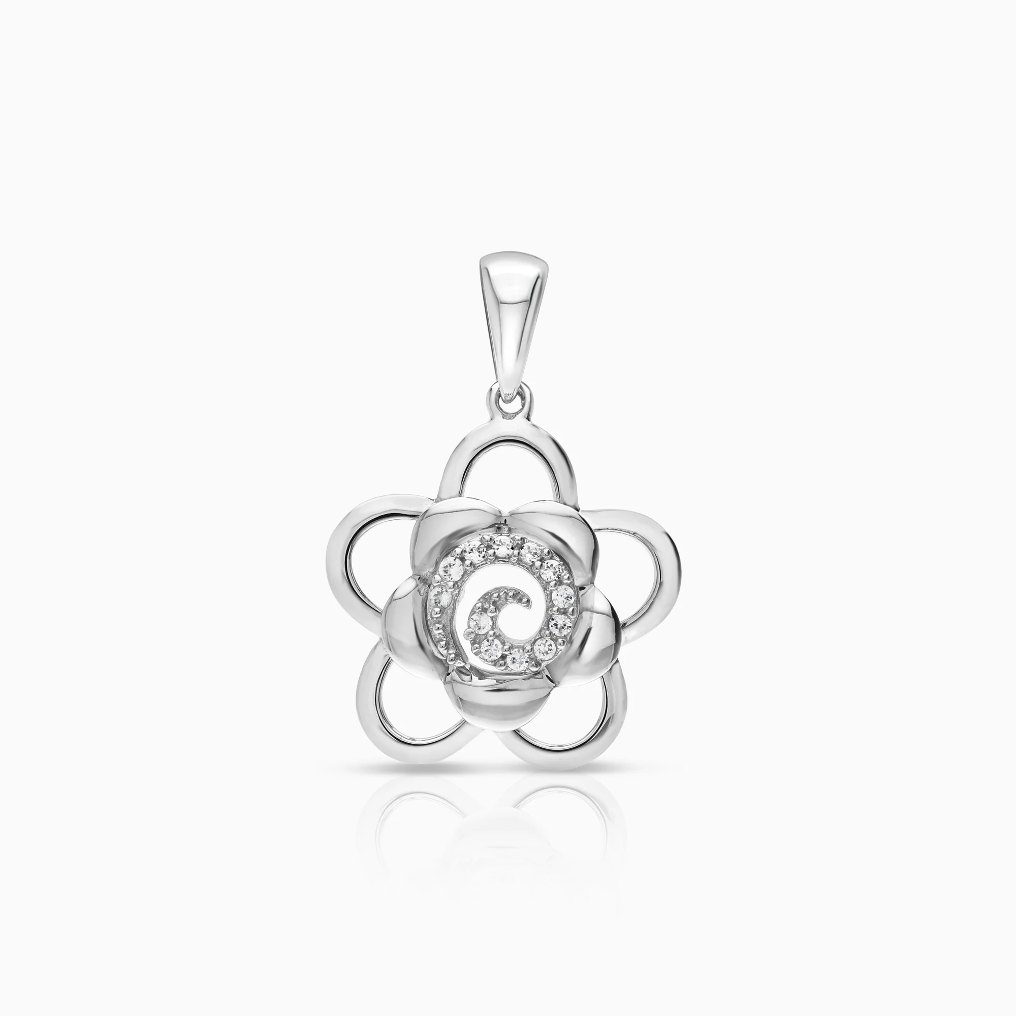 Gold pendant 1.41g 18K white gold