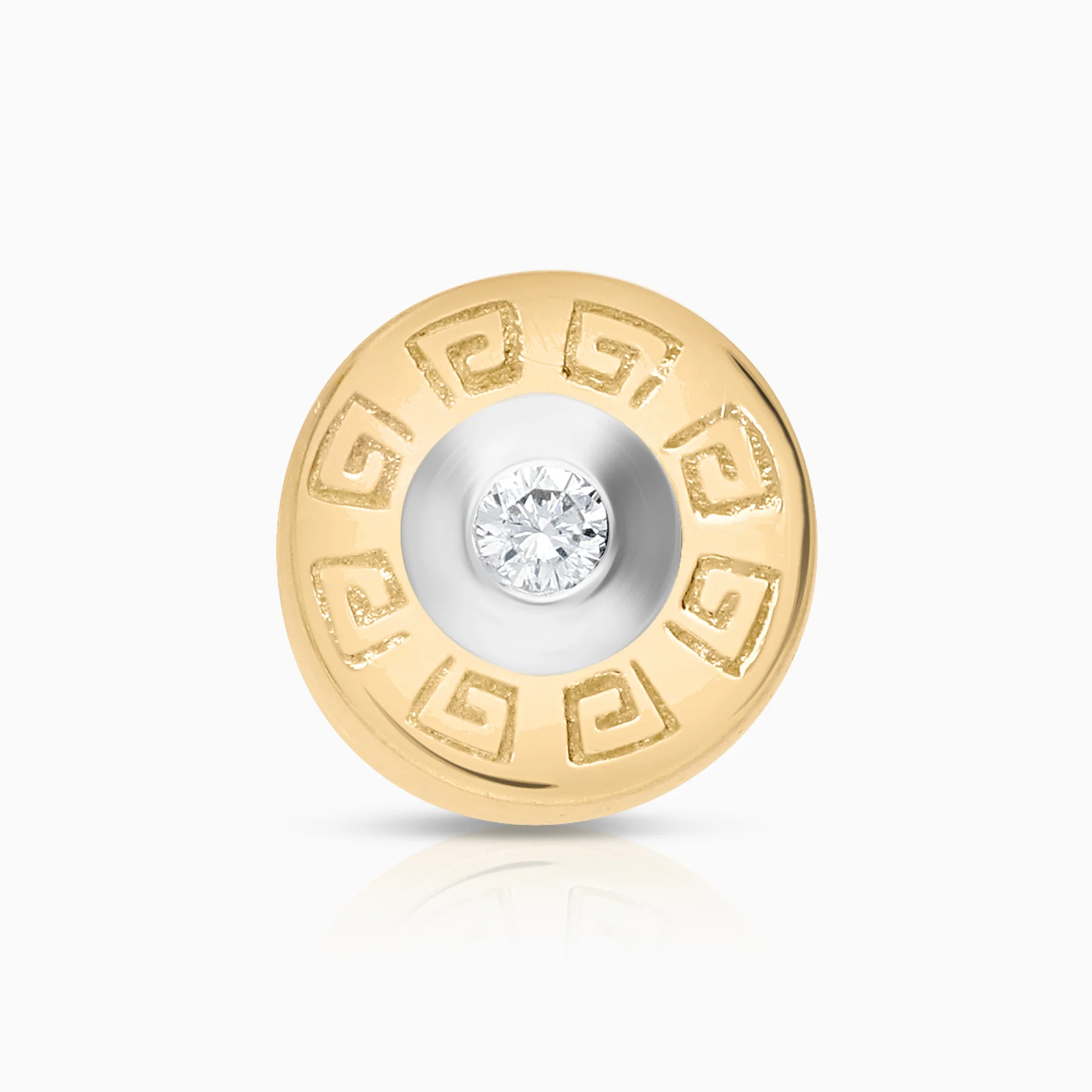 Diamond pendant 0.03ct 18K gold