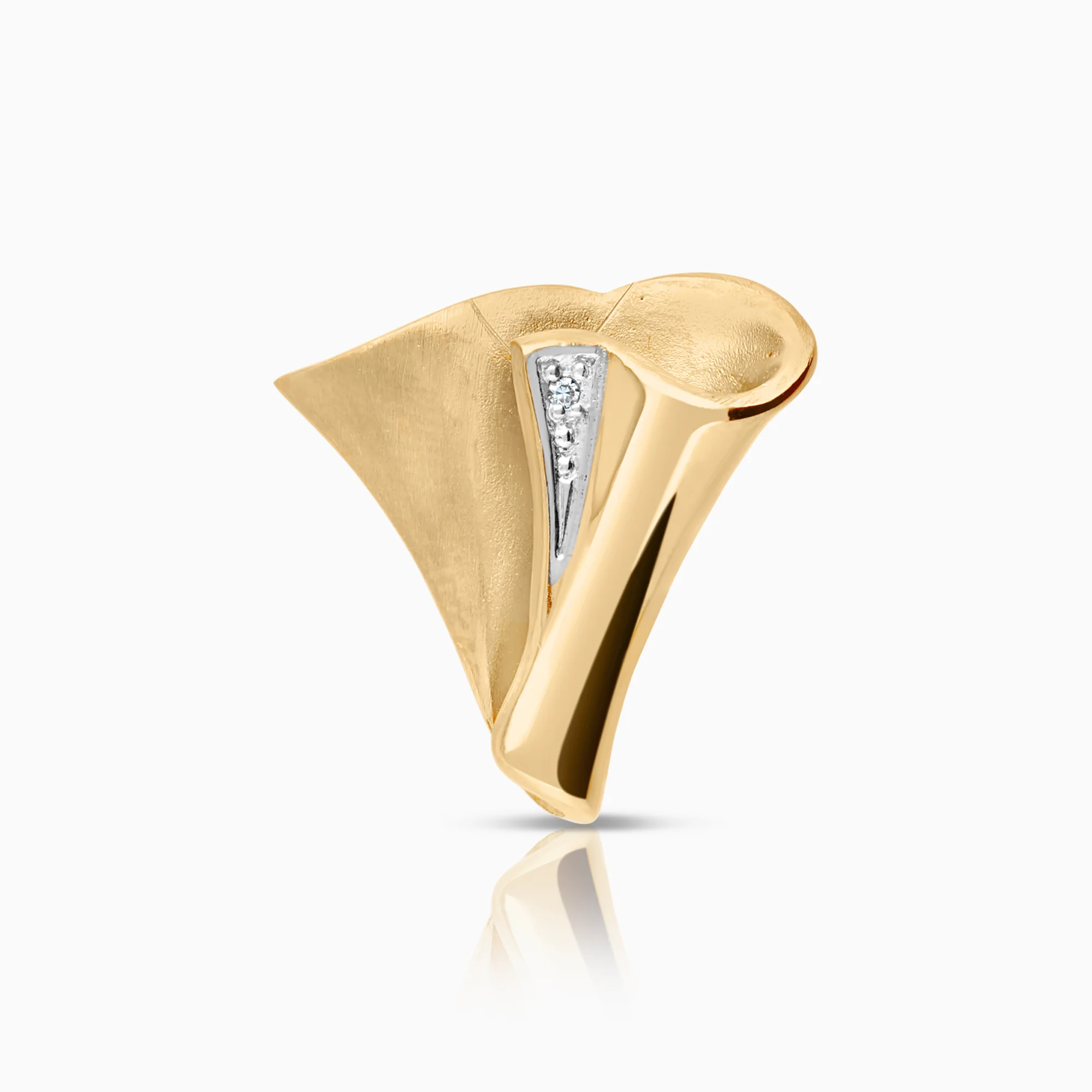 Gold pendant 2.16g 18K gold - Image 2