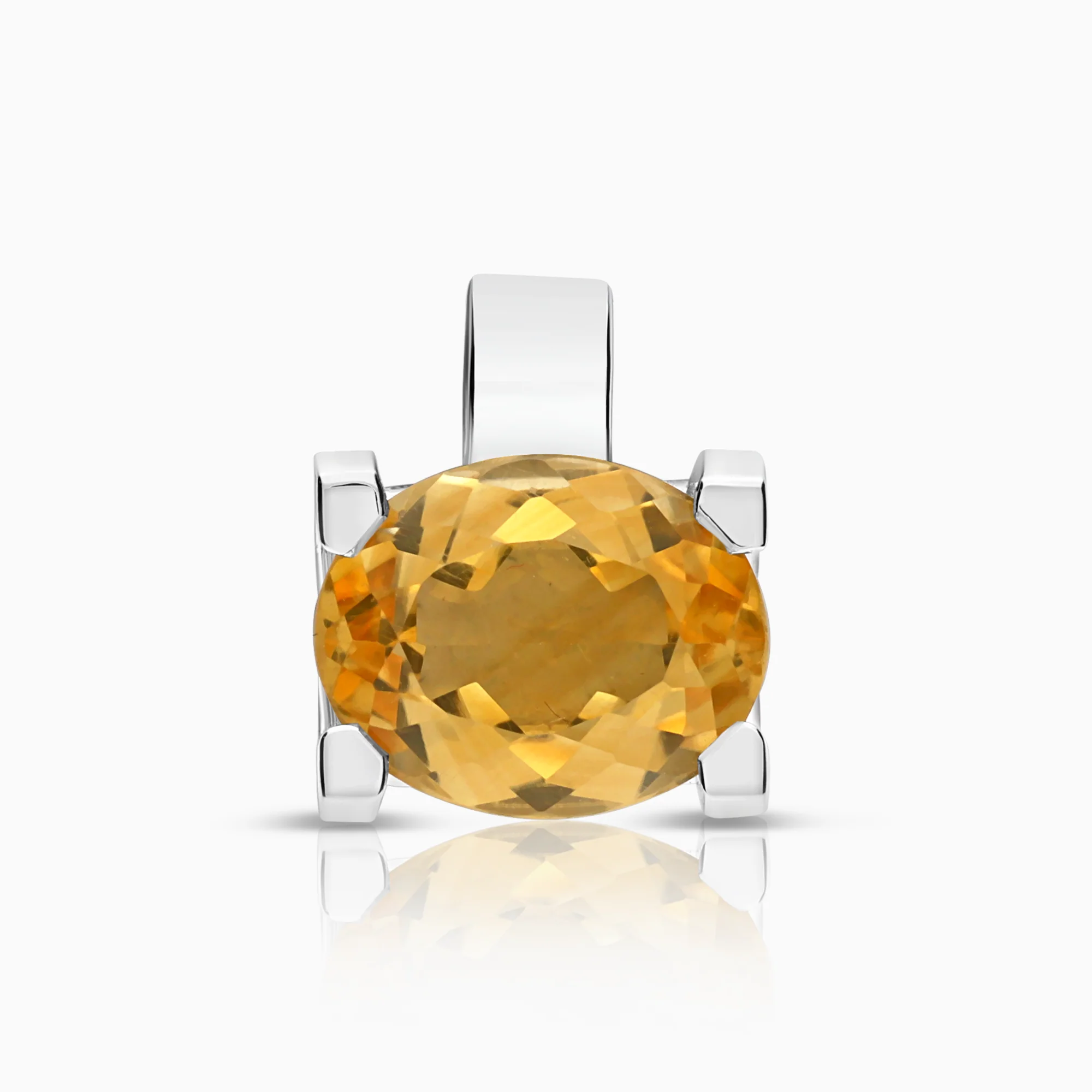 Gold pendant 2.36g 18K white gold