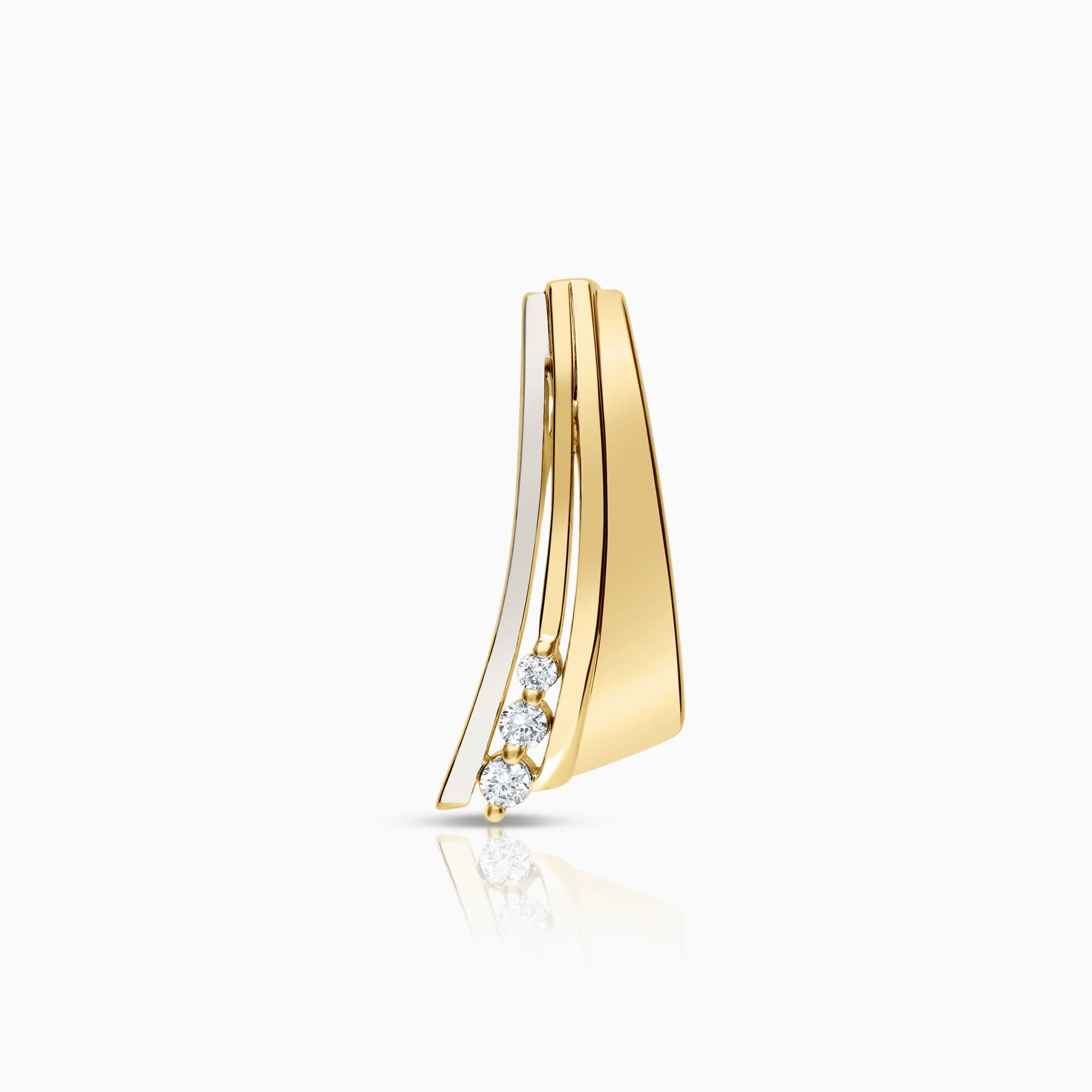 Diamond pendant 2.52g 18K gold