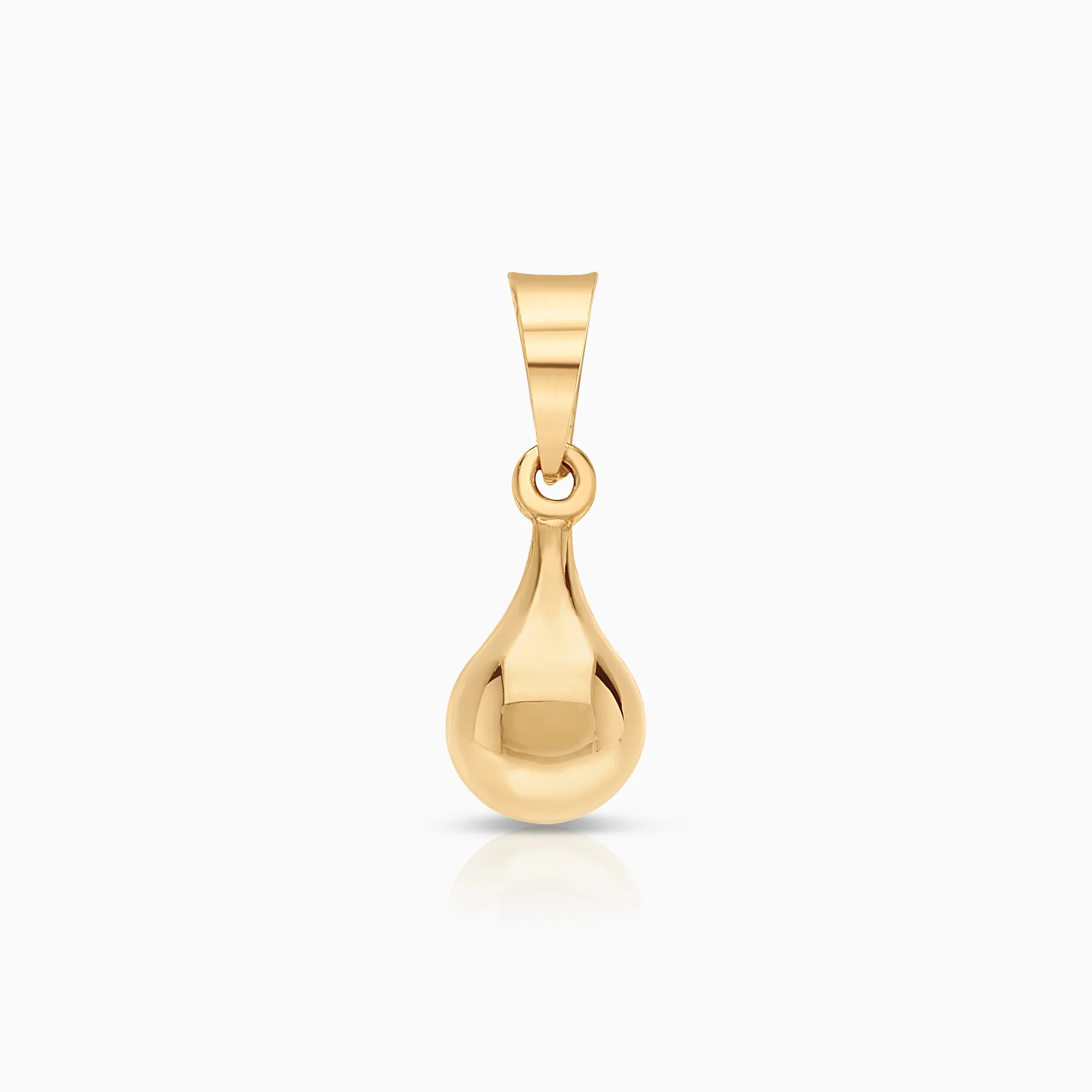 Gold drop pendant 0.37g 18K gold