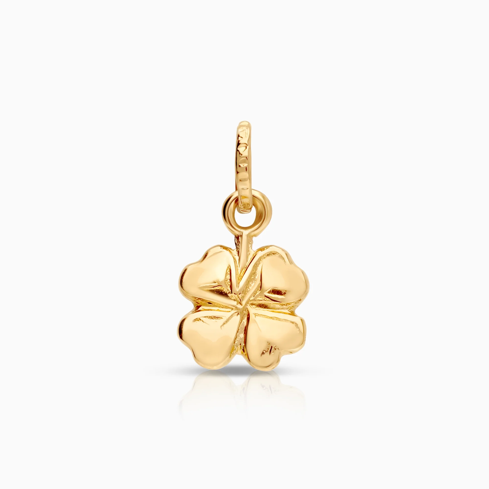 Gold pendant four-leaf clover 0.47g 18K gold