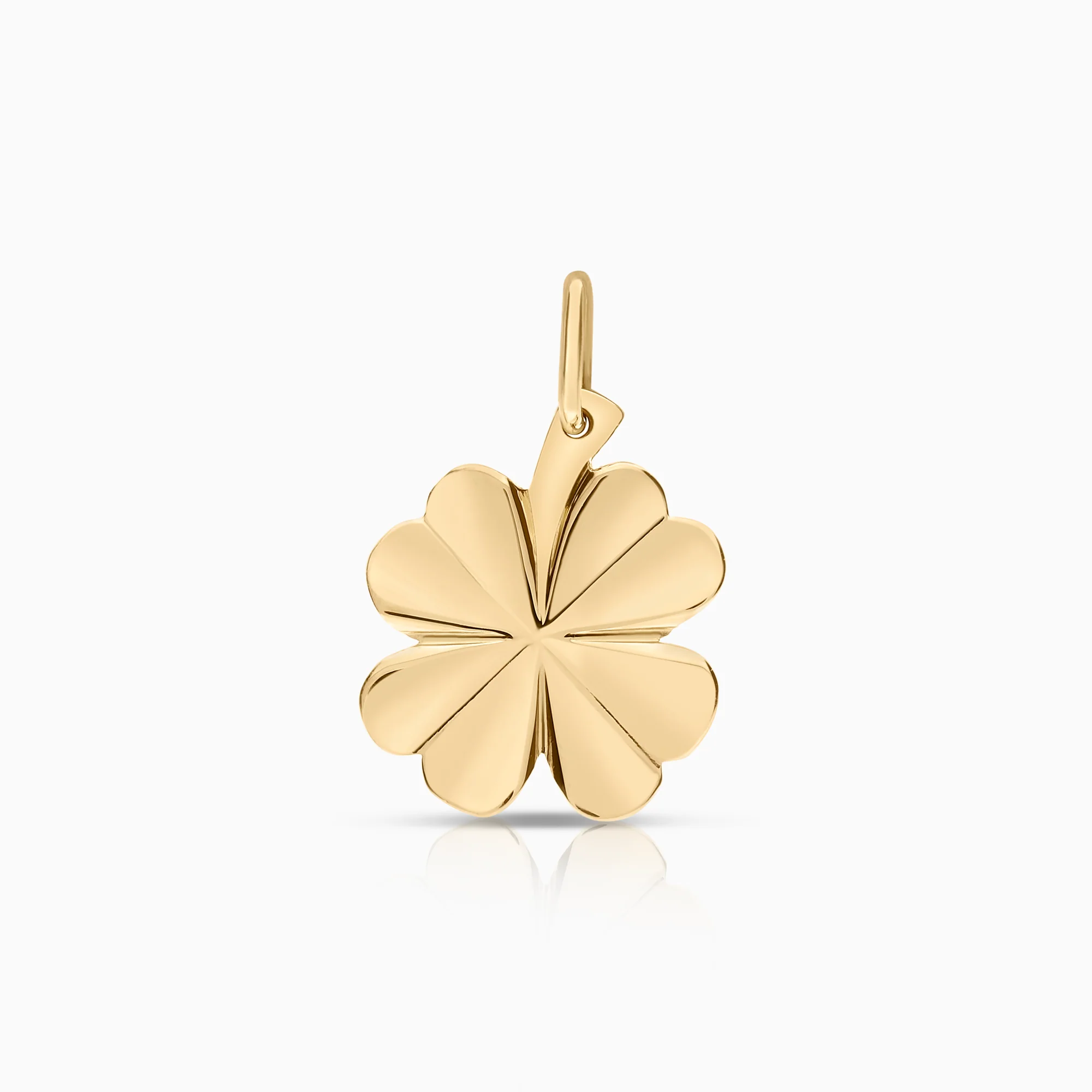 Clover gold pendant 0.75g 18K gold