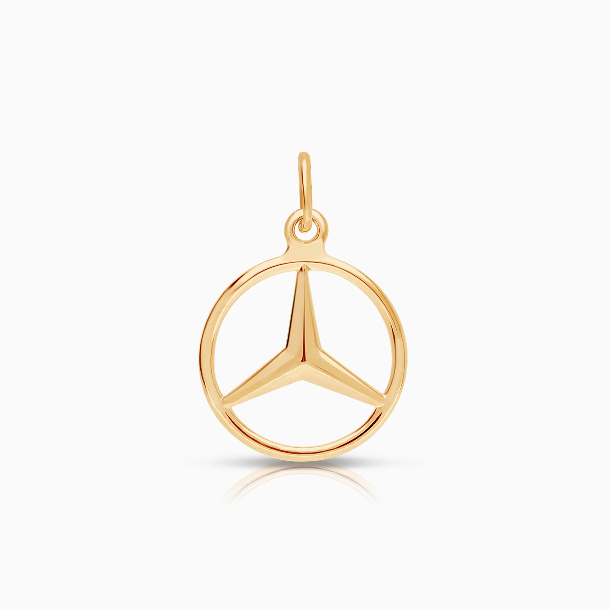 Gold pendant Mercedes 0.52g 18K gold