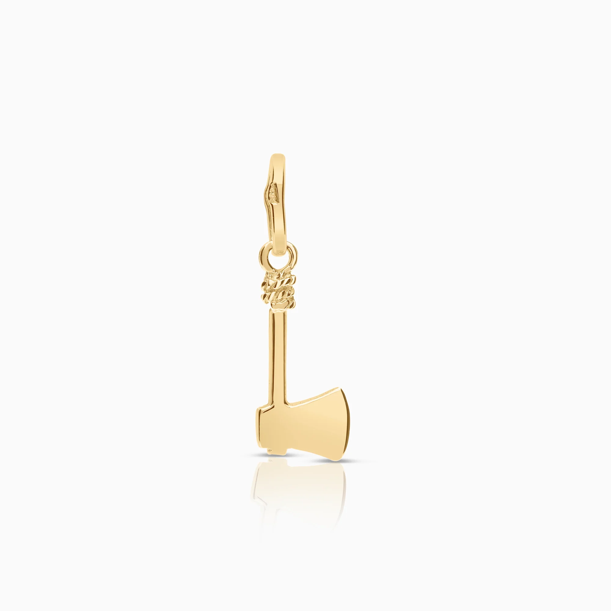 Gold pendant Axe 1.05g 18K gold