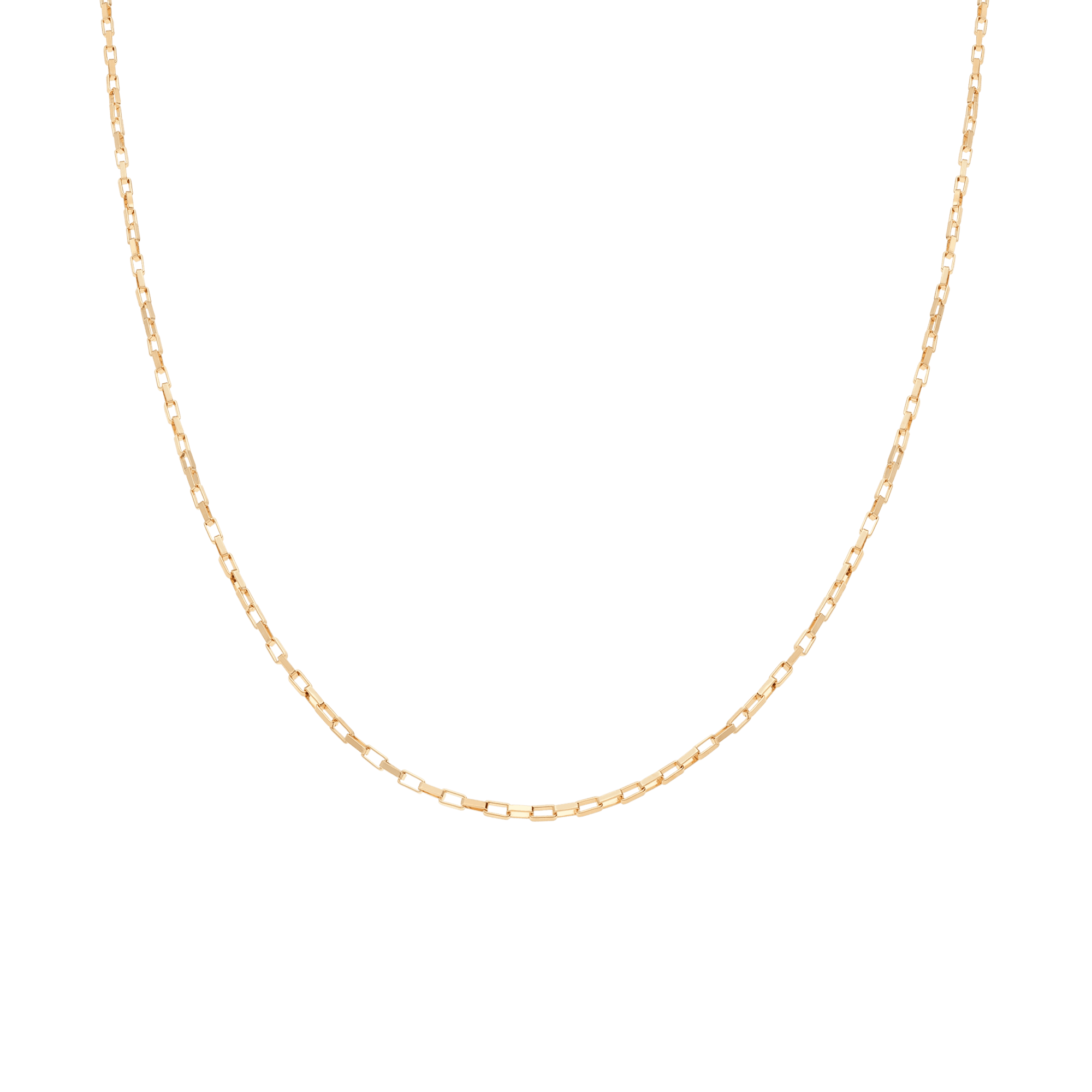 Gold chain 45cm 18K gold - Image 2