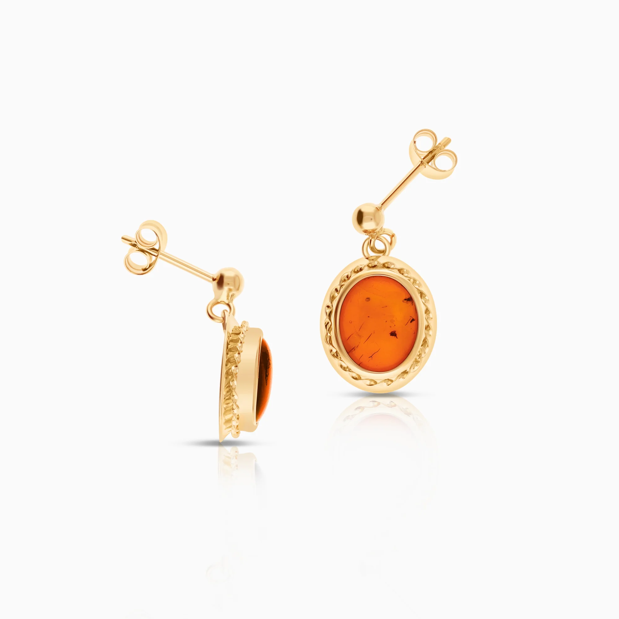 Gold Earrings 1.95g 18K Gold - Image 2