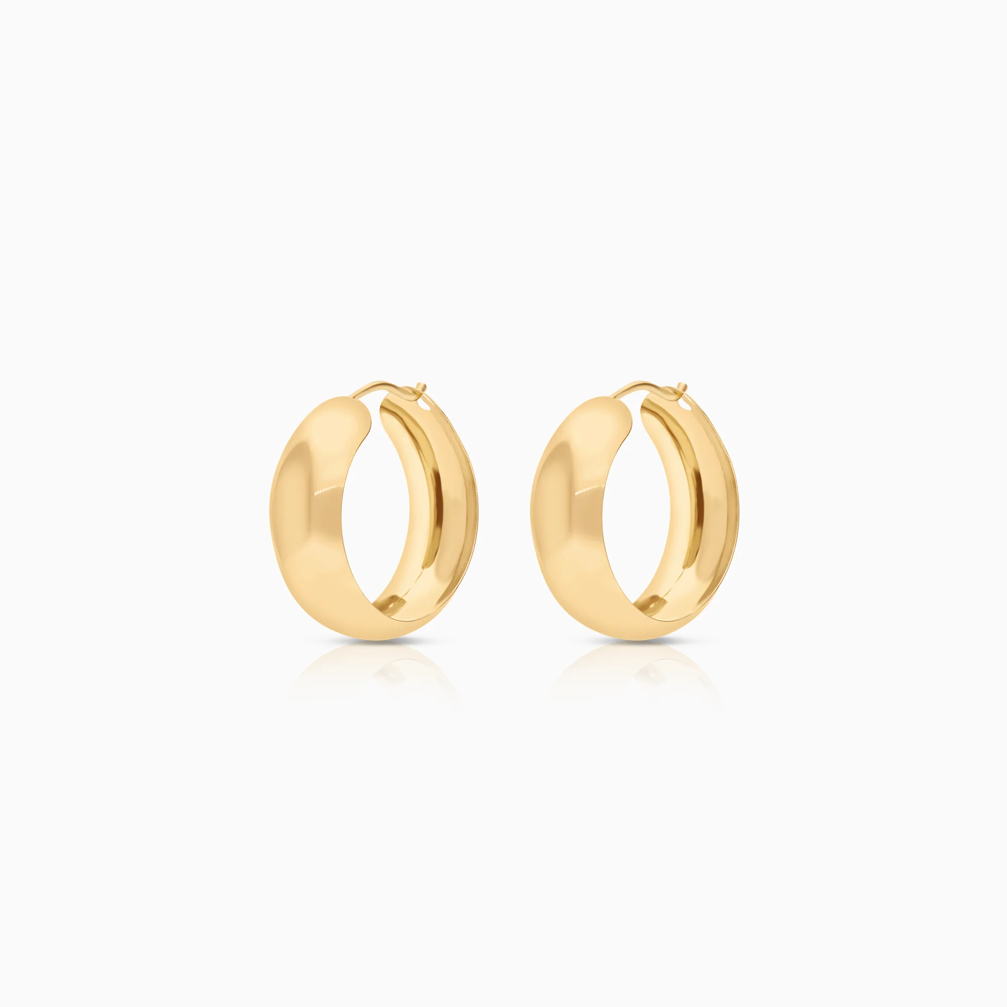 Gold earrings Hoops 2.81g 18K gold