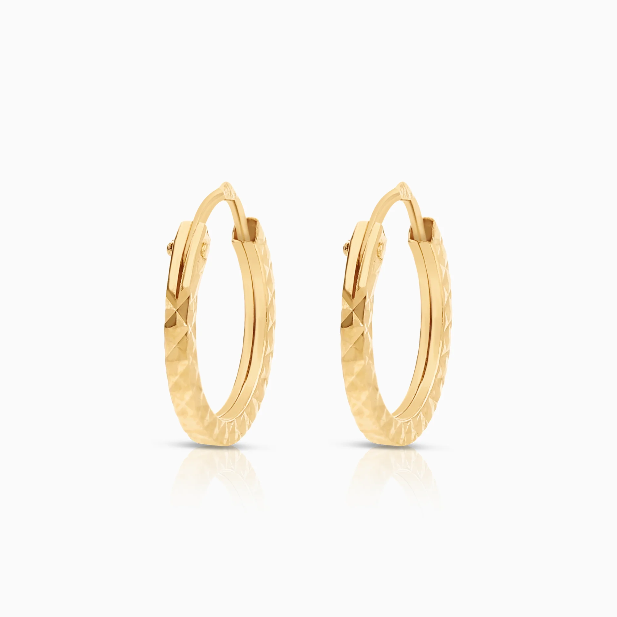 Gold earrings 0.33g 18K gold