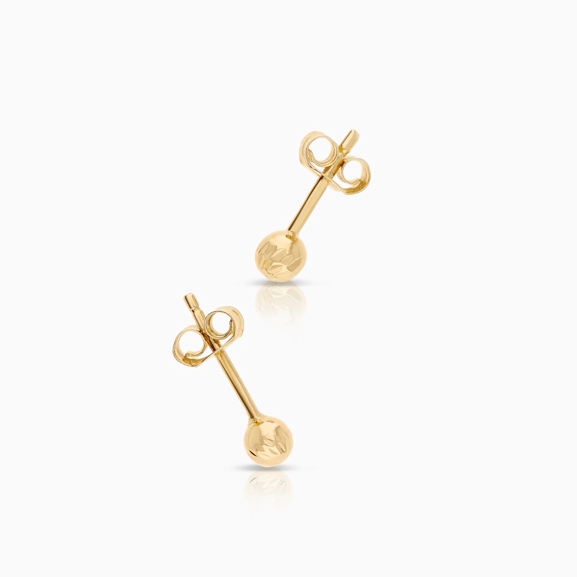 Gold earrings 0.35g 18K gold - Image 2
