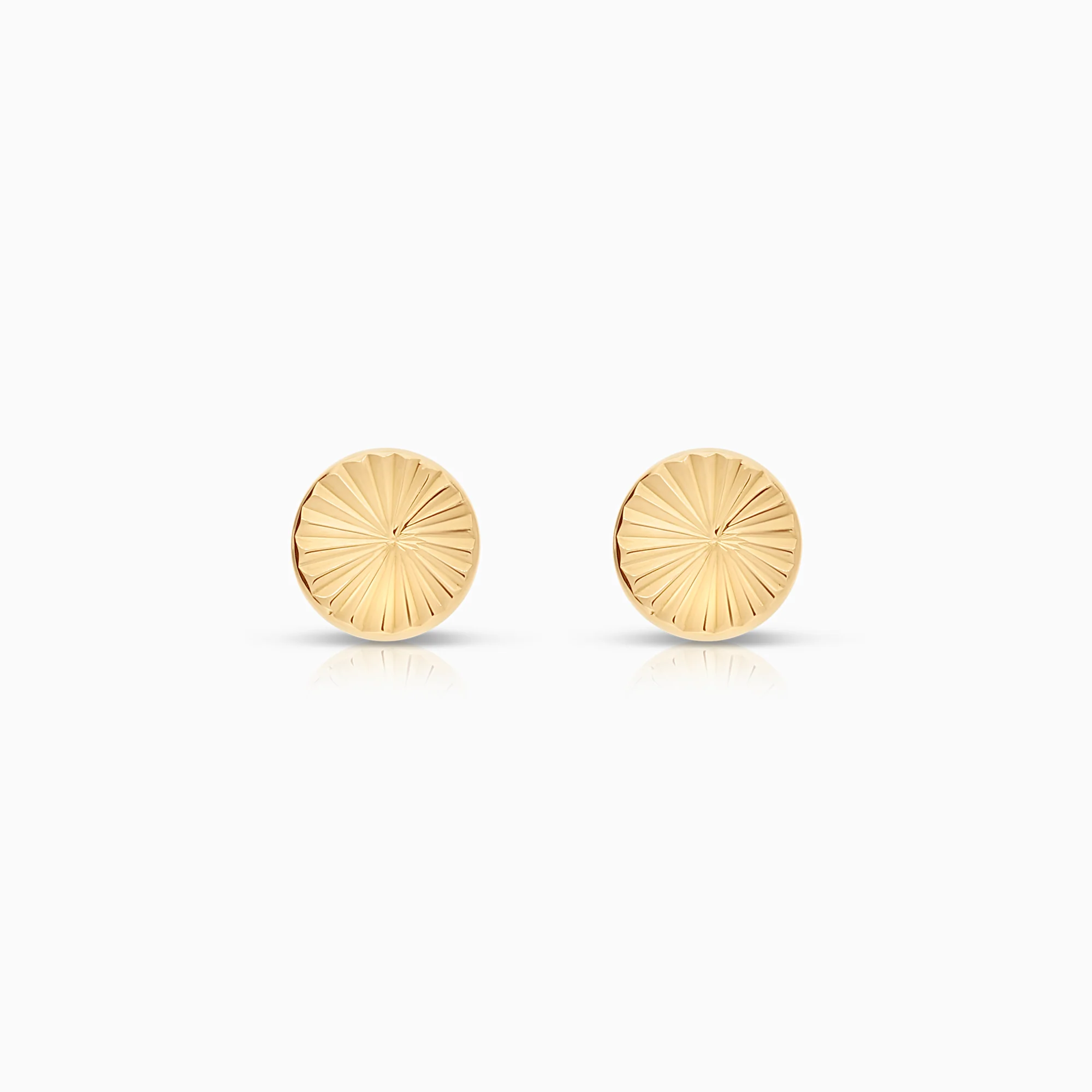 Gold earrings 0.48g 18K gold