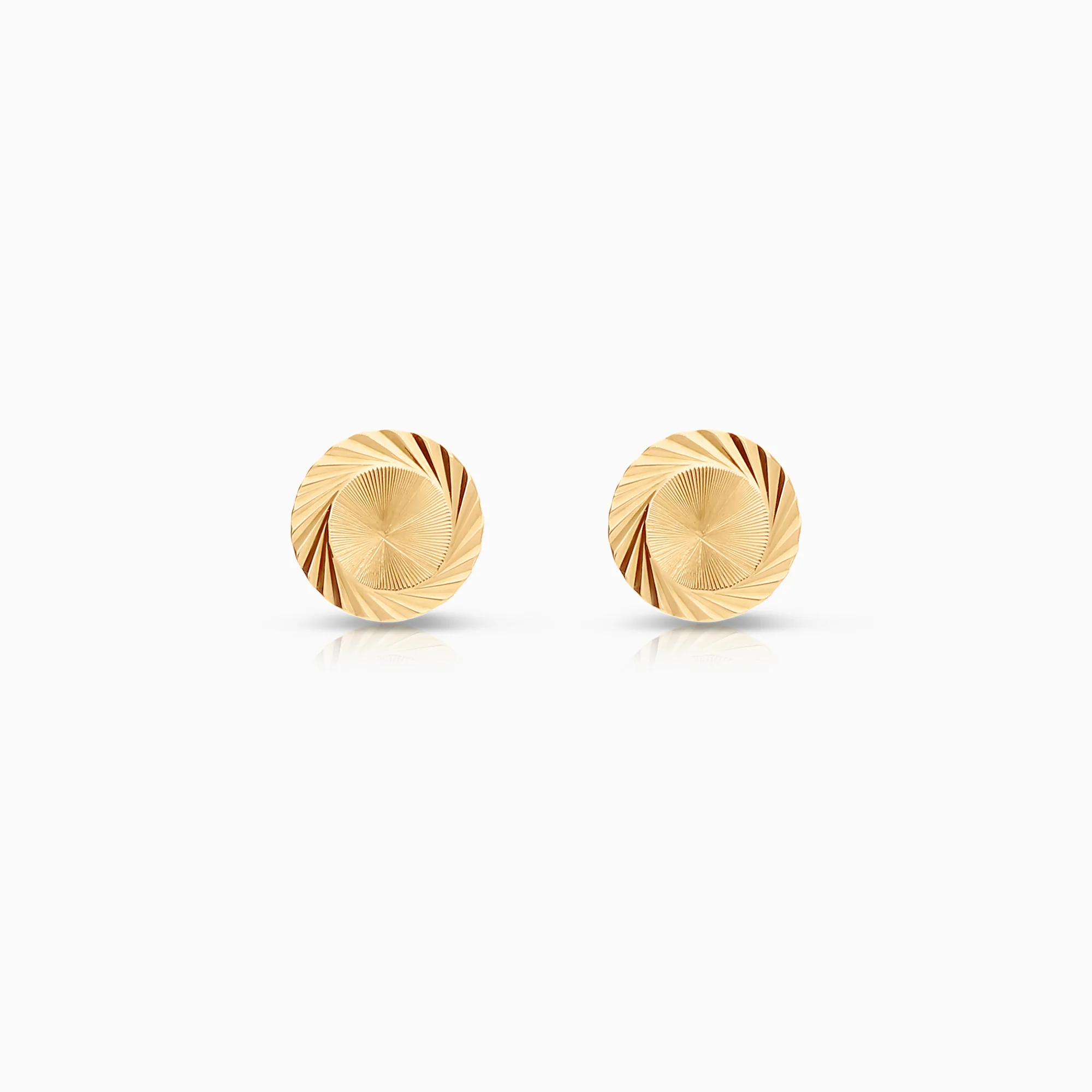 Gold earrings 0.51g 18K gold
