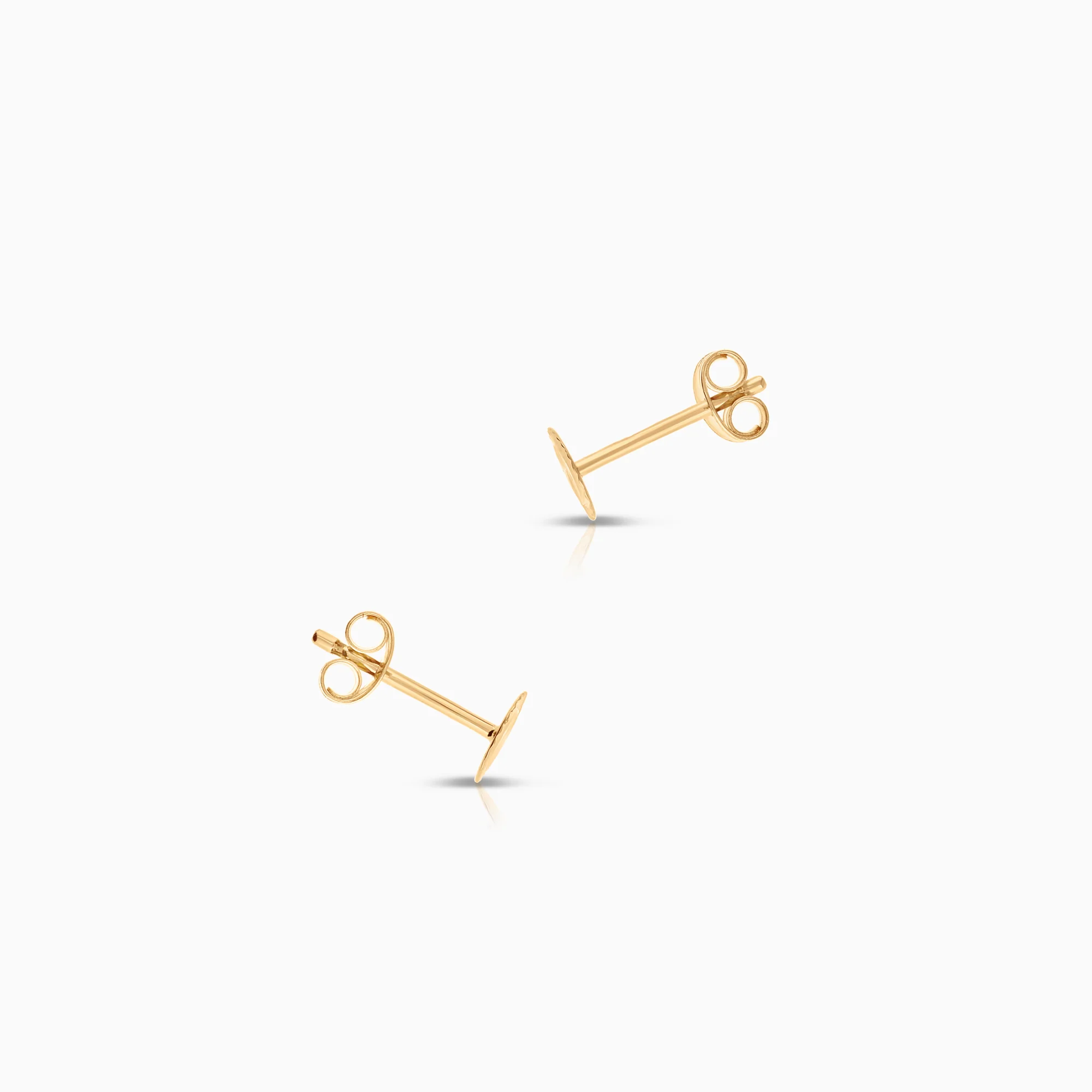 Gold earrings 0.51g 18K gold - Image 2
