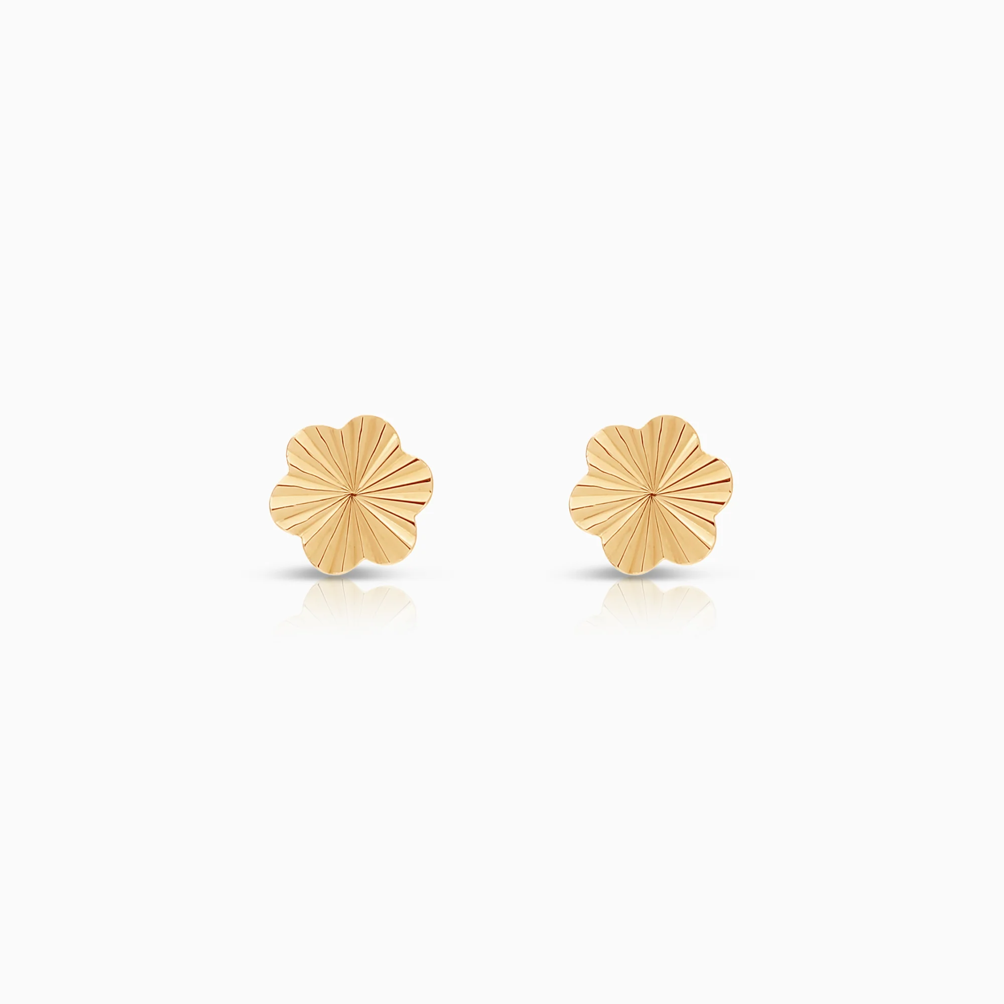 Gold earrings 0.55g 18K gold
