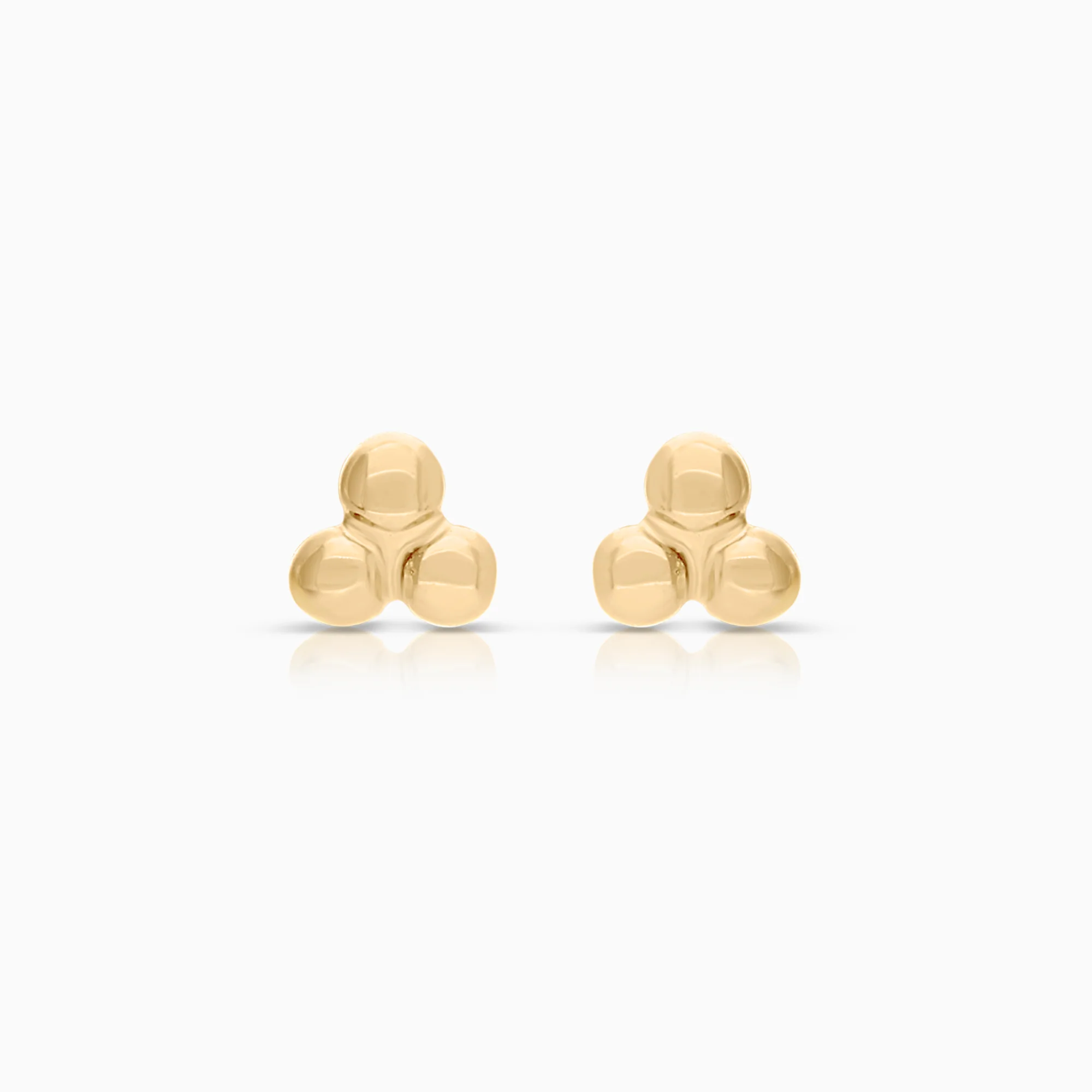 Gold earrings 0.76g 18K gold